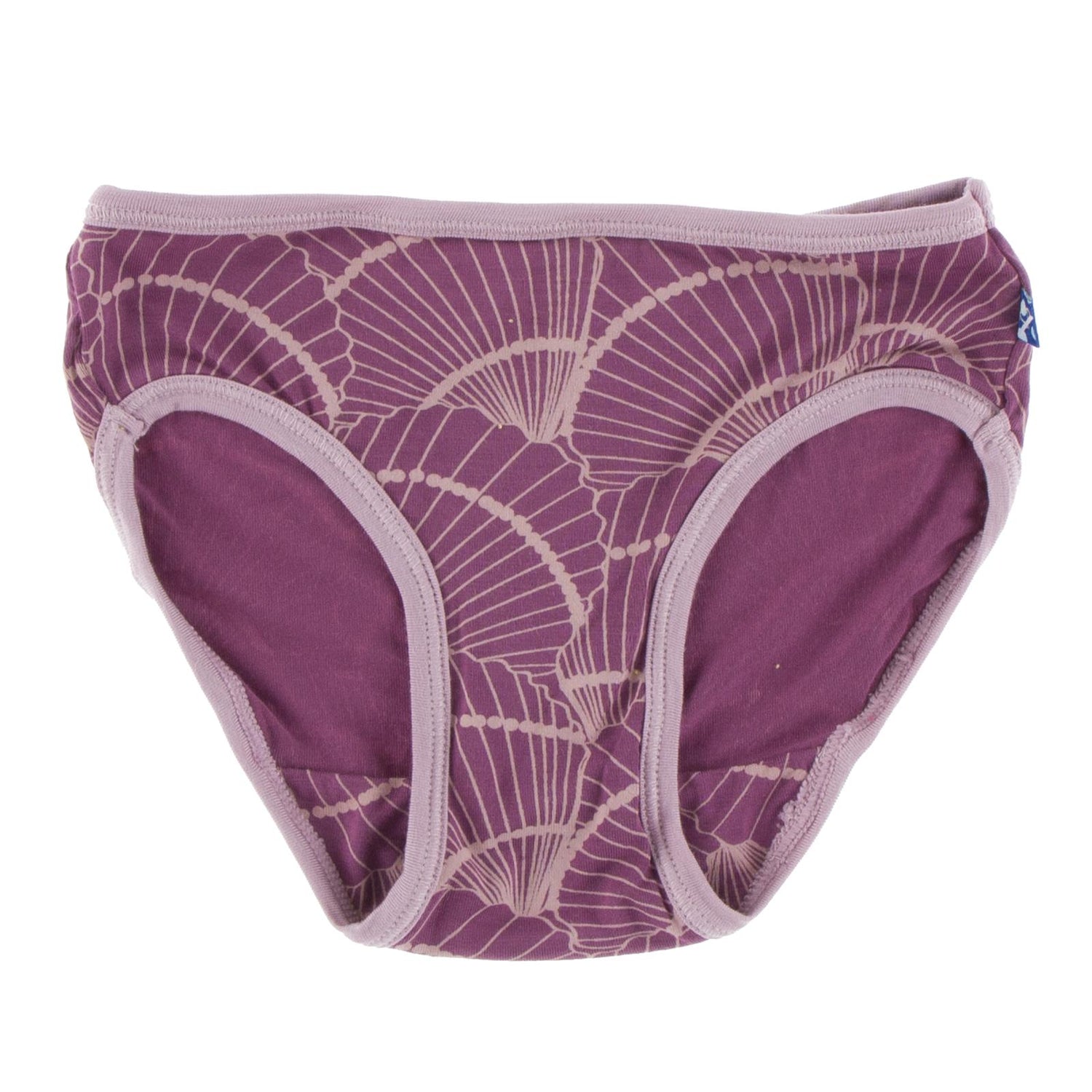 Print Girl Underwear in Shell Fossils with Sweet Pea