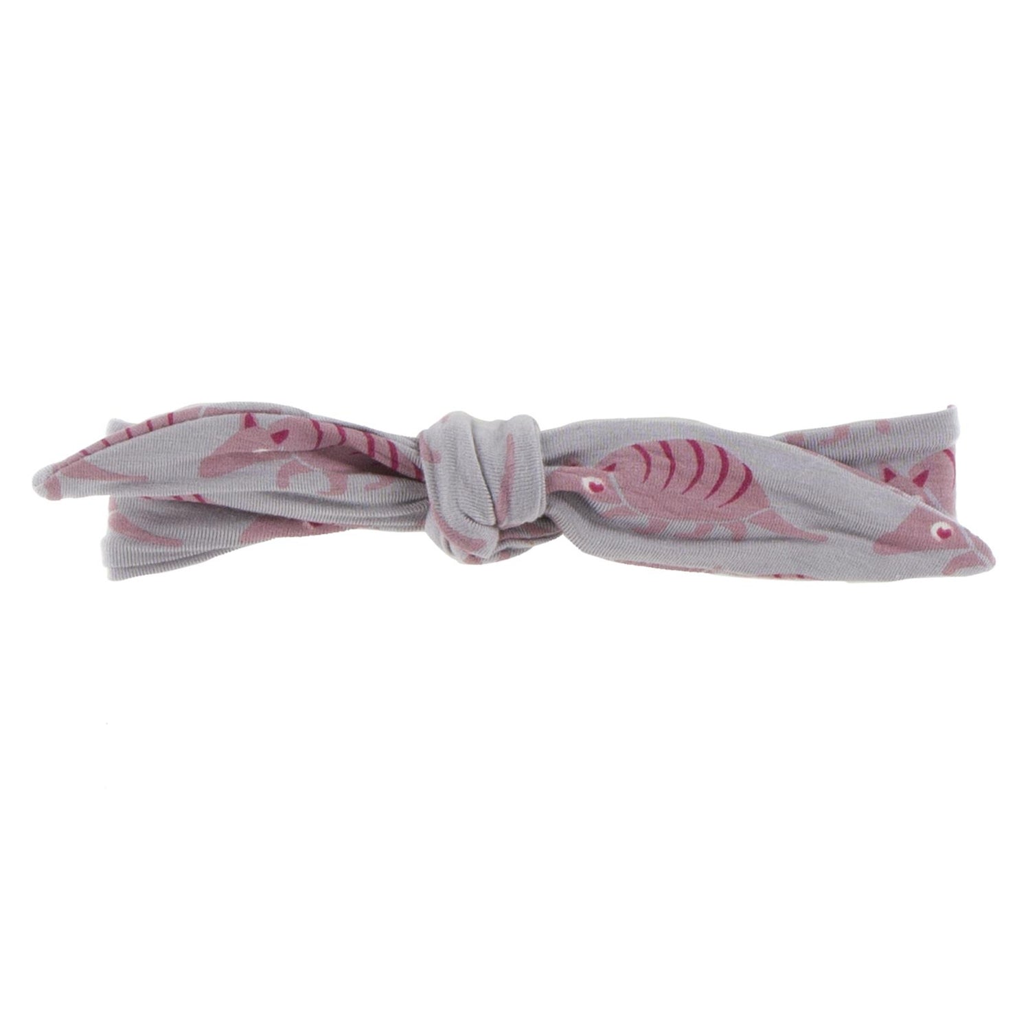 Print Bow Headband in Feather Armadillo (196121)