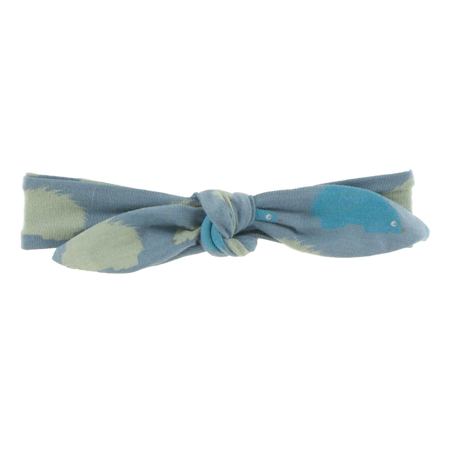 Print Bow Headband in Dusty Sky Porcupine (197007)