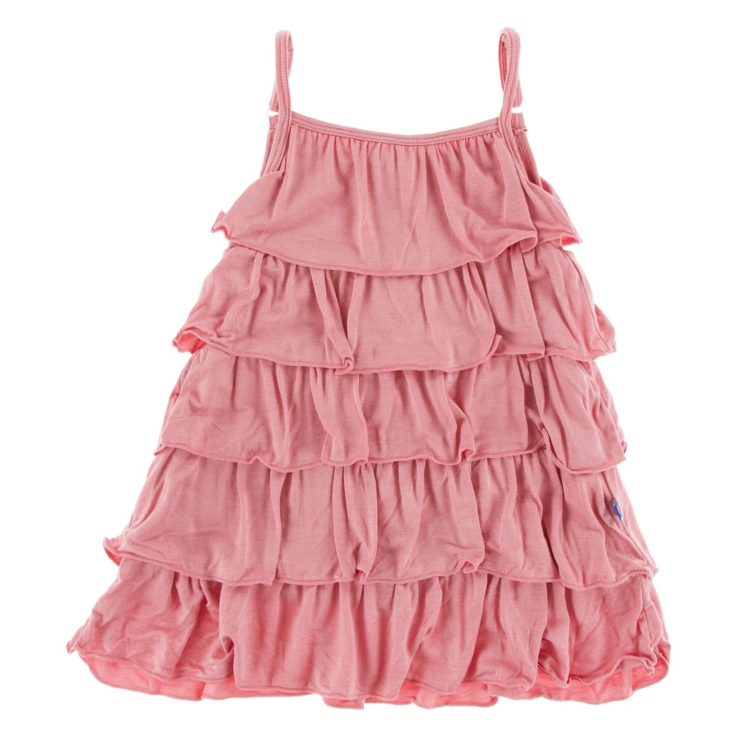 Tiered Ruffle Dress in Desert Rose