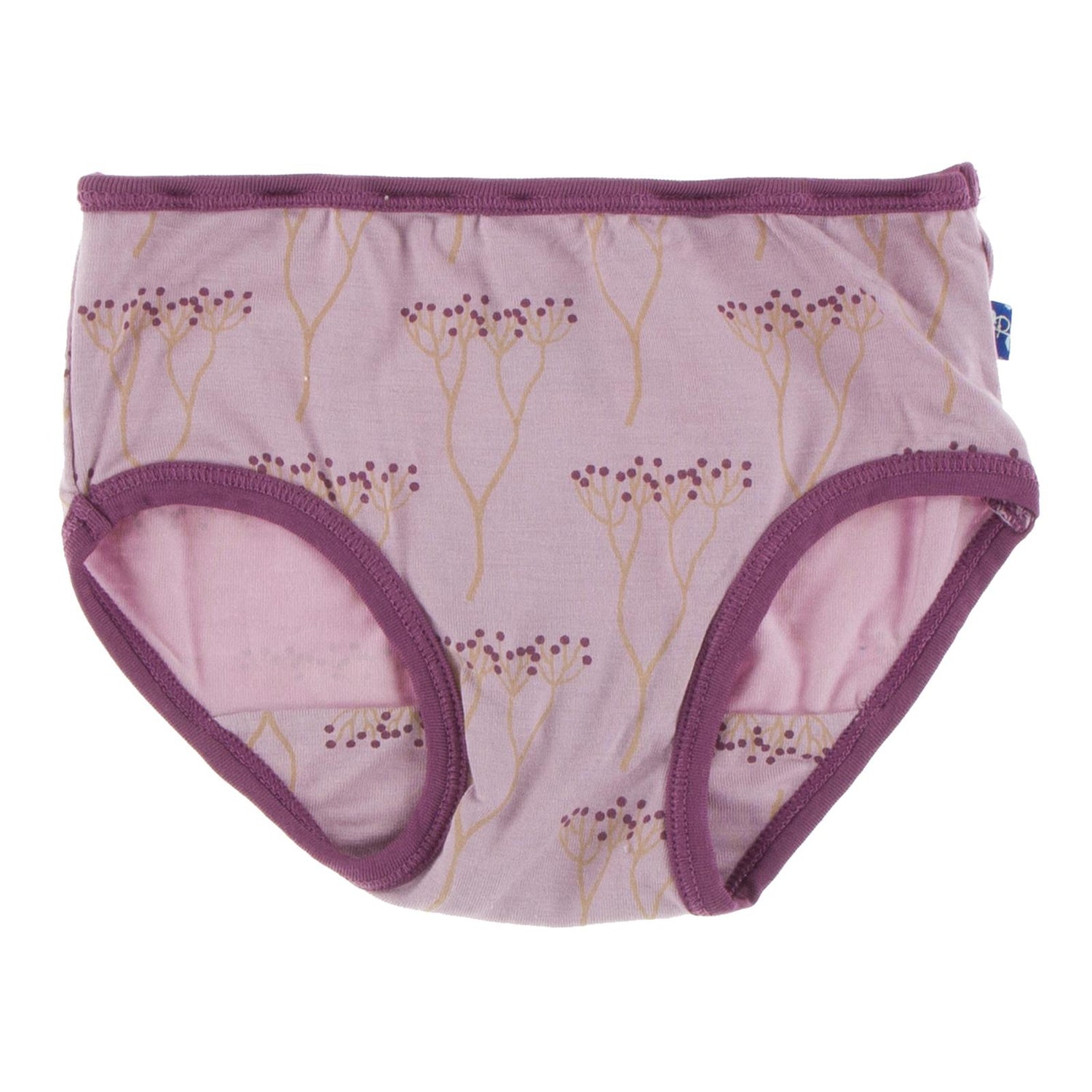 Print Girl Underwear in Cooksonia with Amethyst