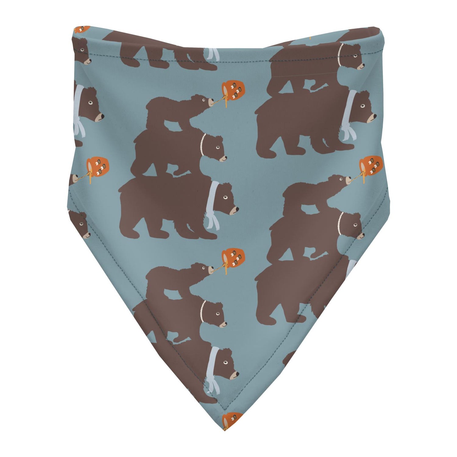 Print Bandana Bib in Stormy Sea Three Naughty Bears