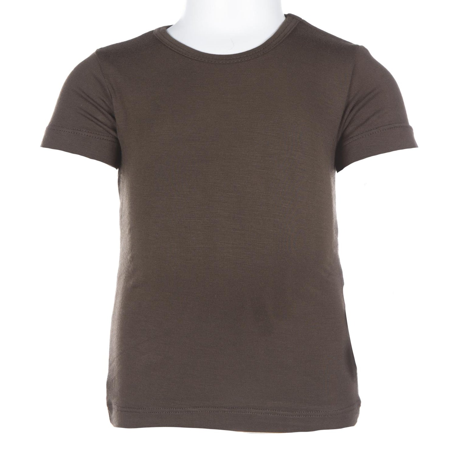 Basic Short Sleeve Tee in Bark