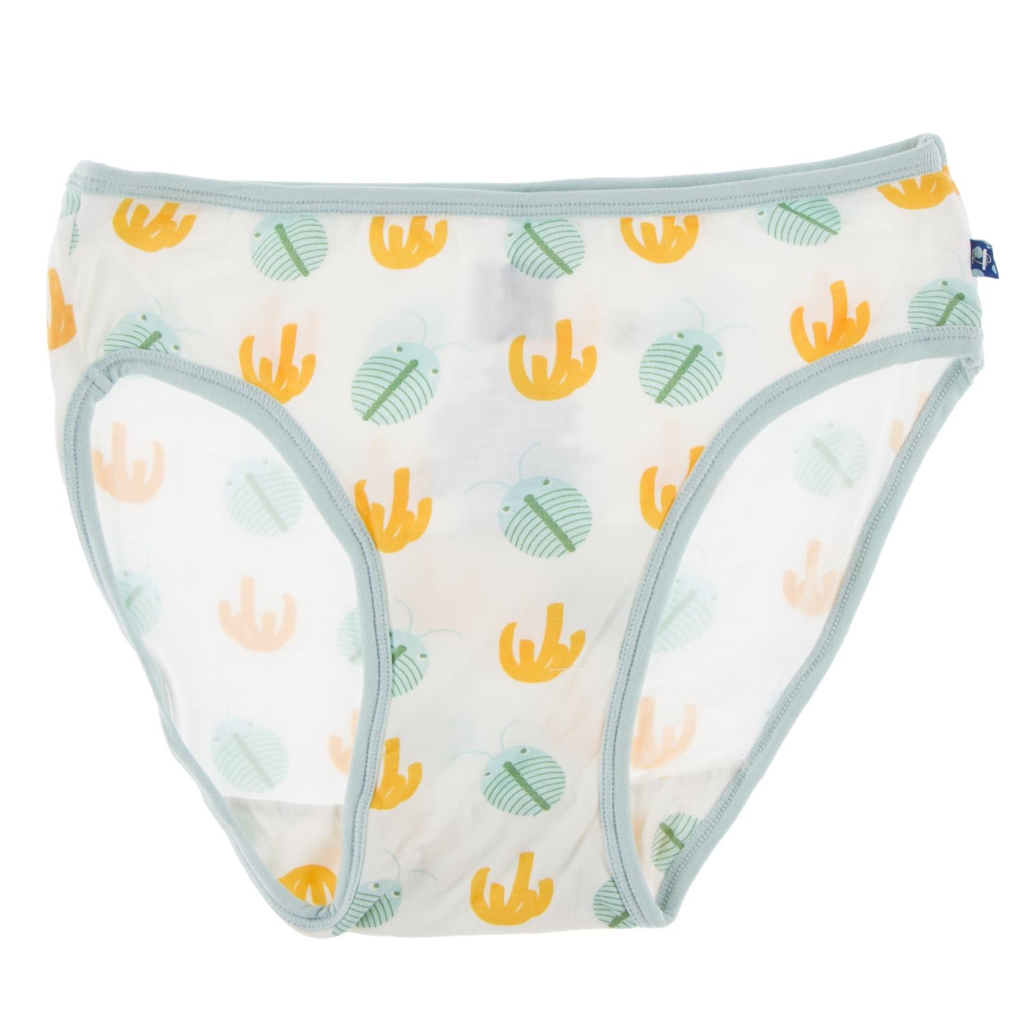 Print Girl Underwear in Trilobites with Spring Sky