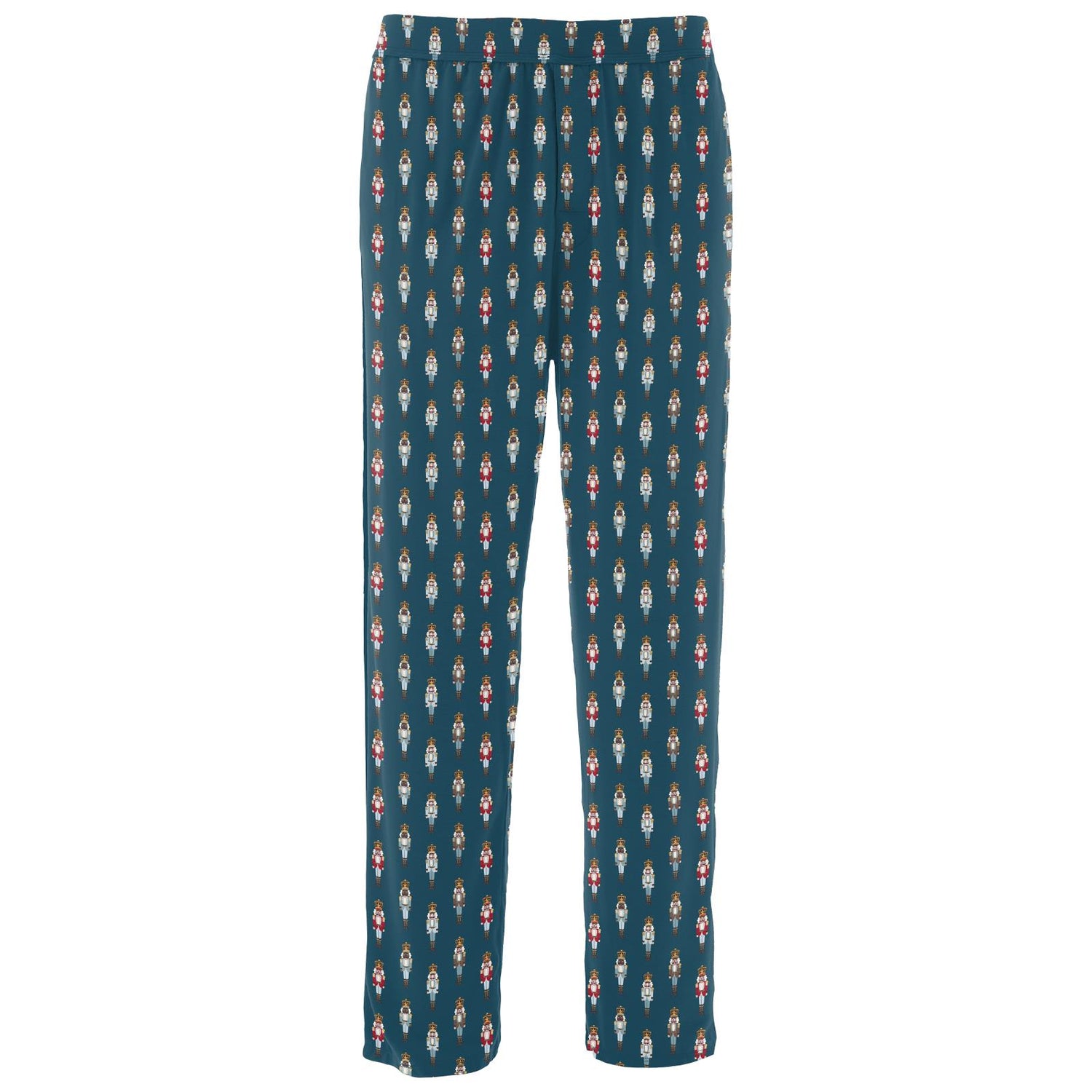 Men's Print Pajama Pants in Peacock Nutcrackers