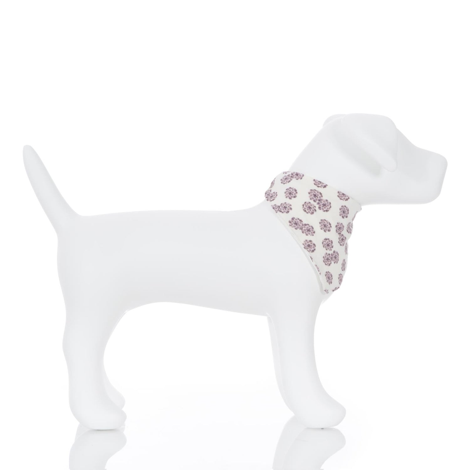 Print Dog Bandana in Natural Lantana