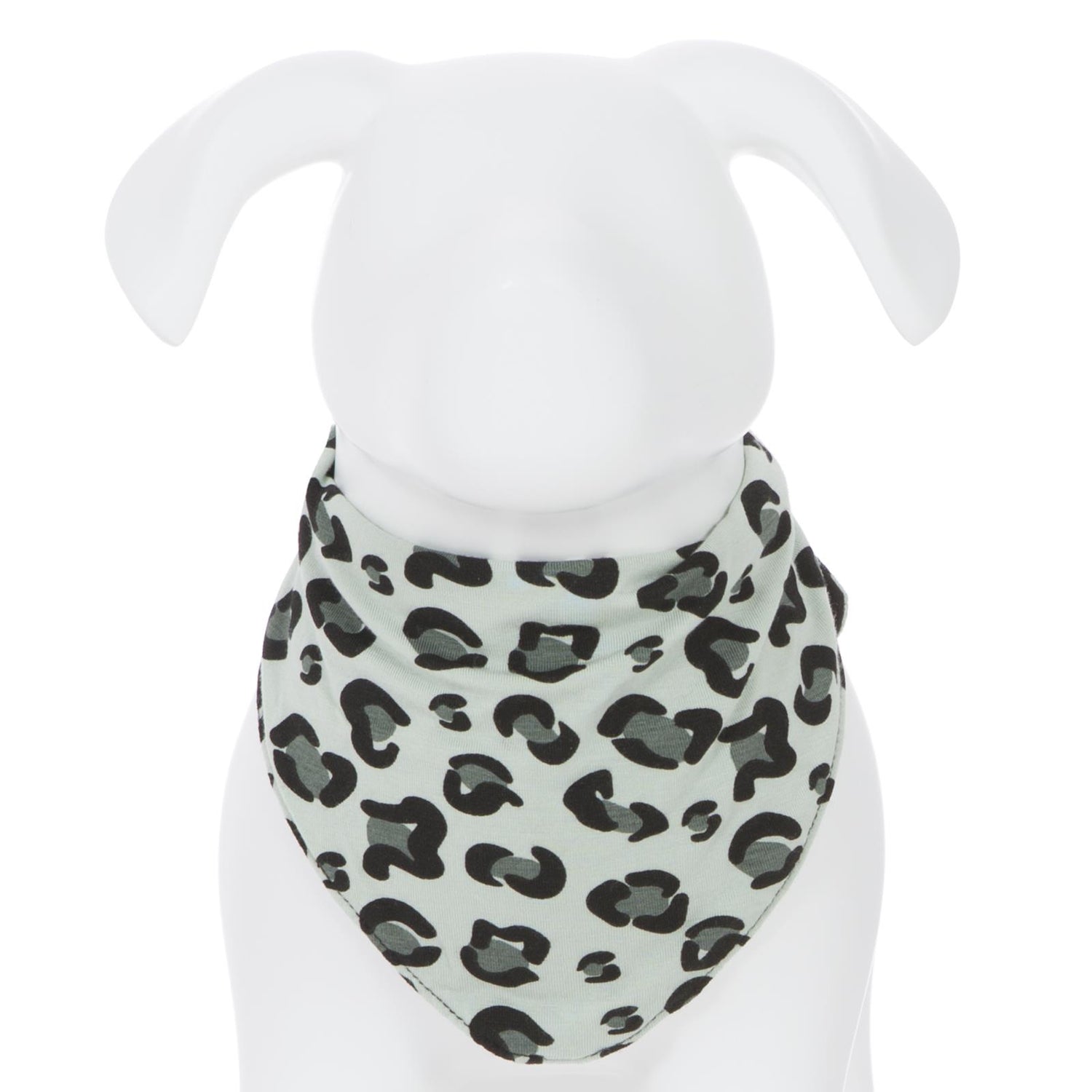 Print Dog Bandana in Aloe Cheetah Print