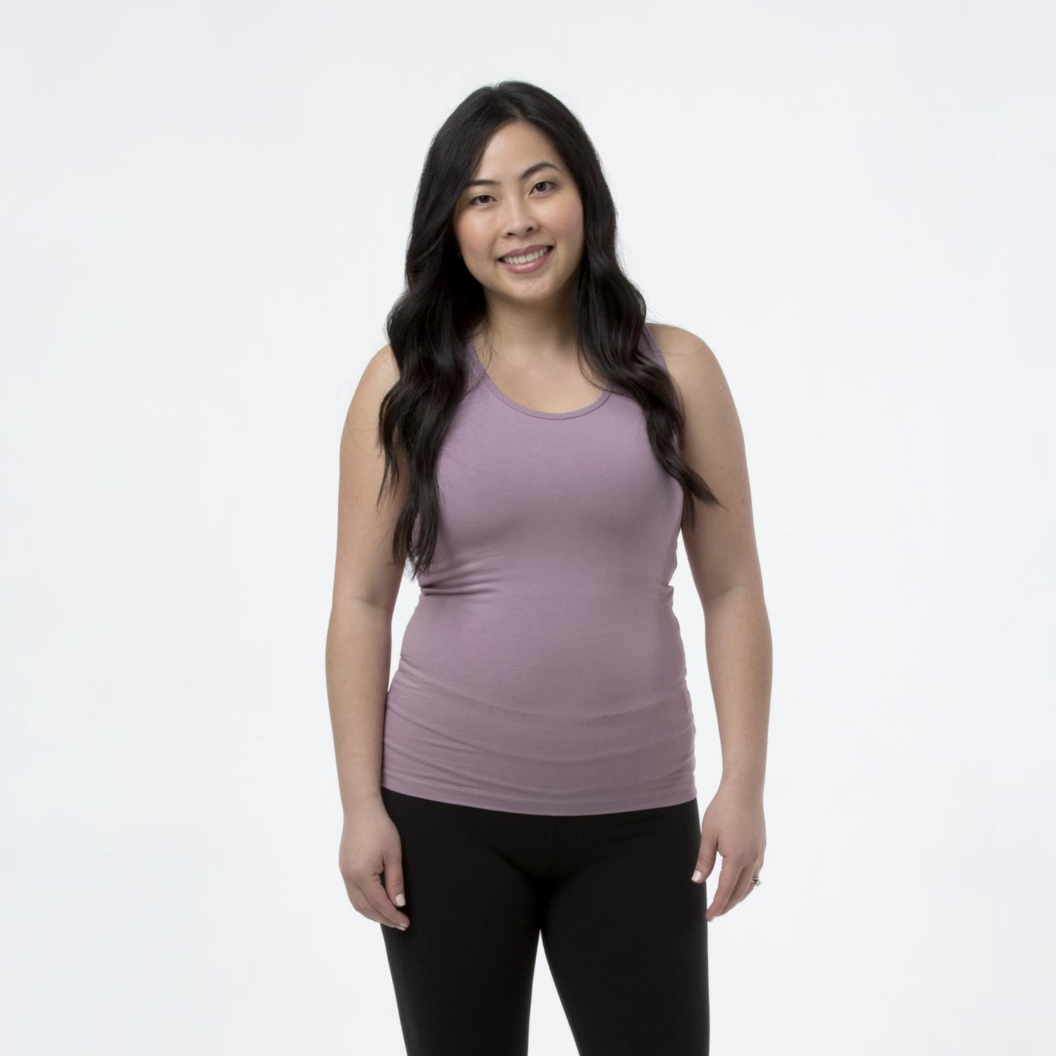 Women's Luxe Tank in Elderberry