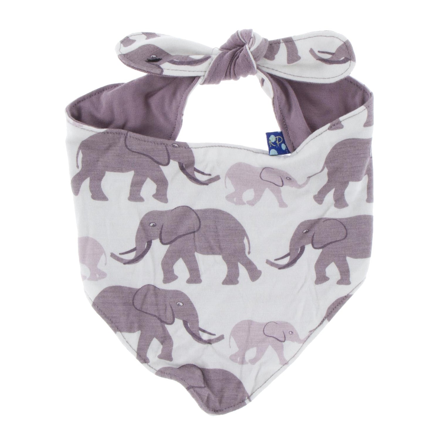 Print Dog Bandana in Natural Elephant