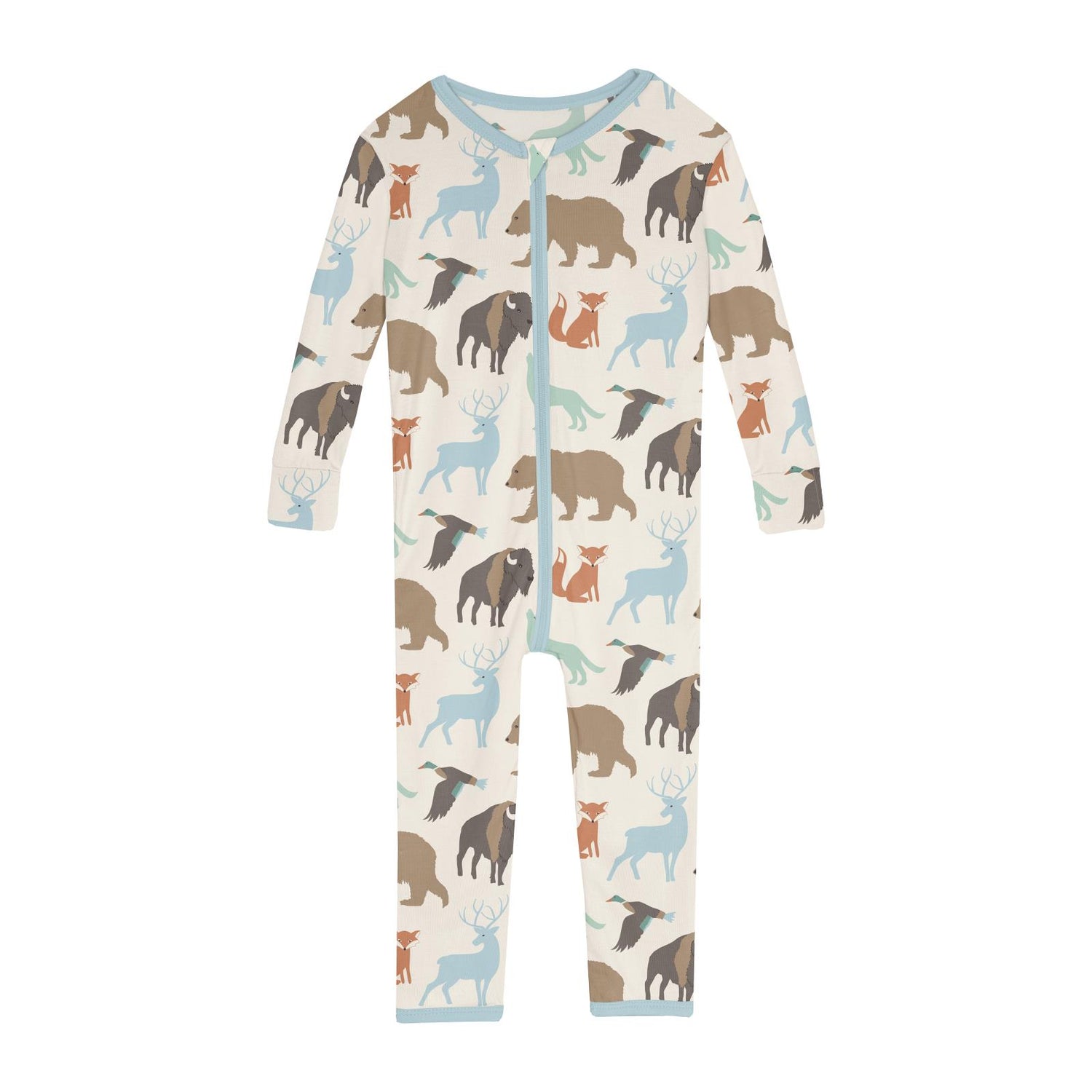 Print Convertible Sleeper with Zipper in Wildlife