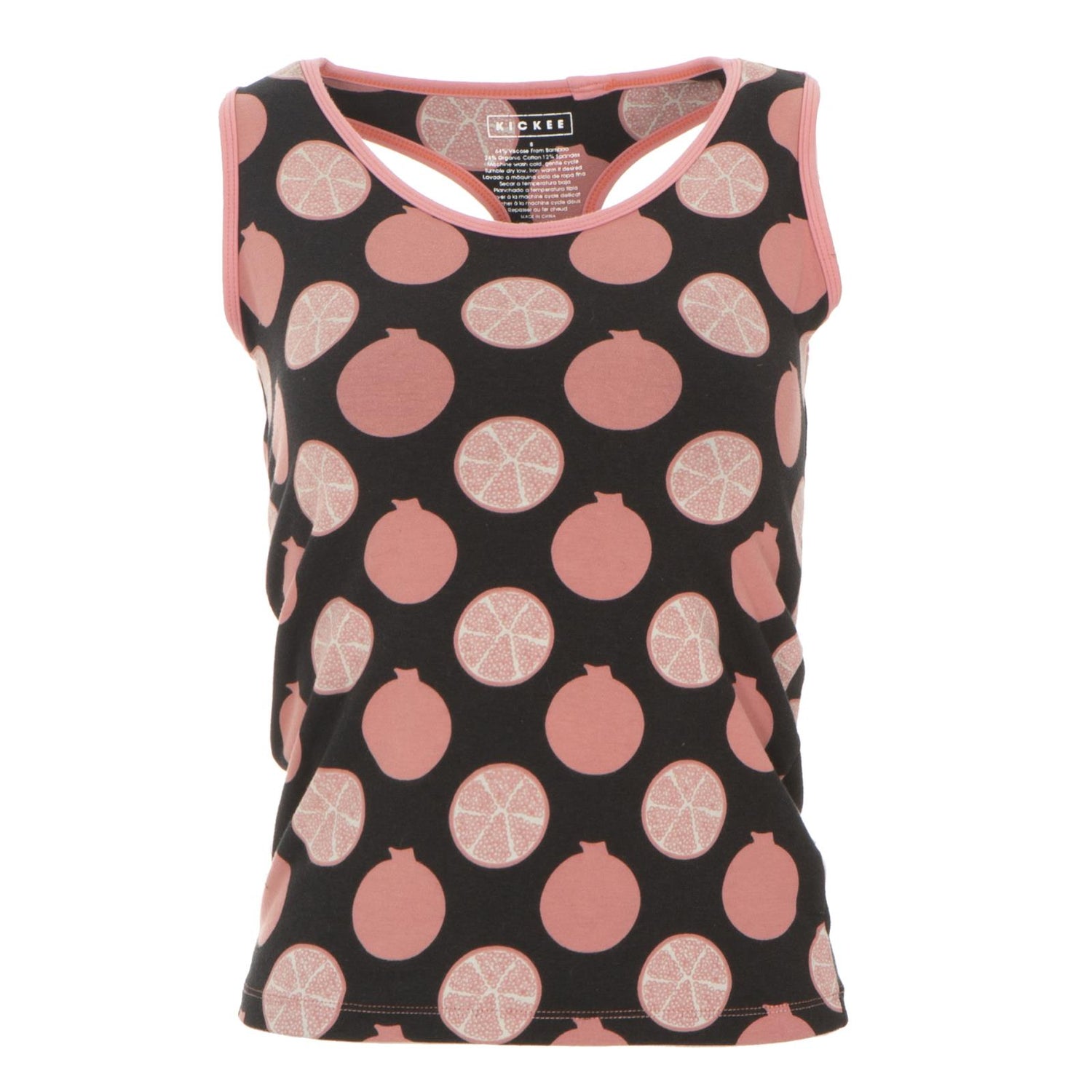 Print Women's Luxe Tank in Zebra Pomegranate