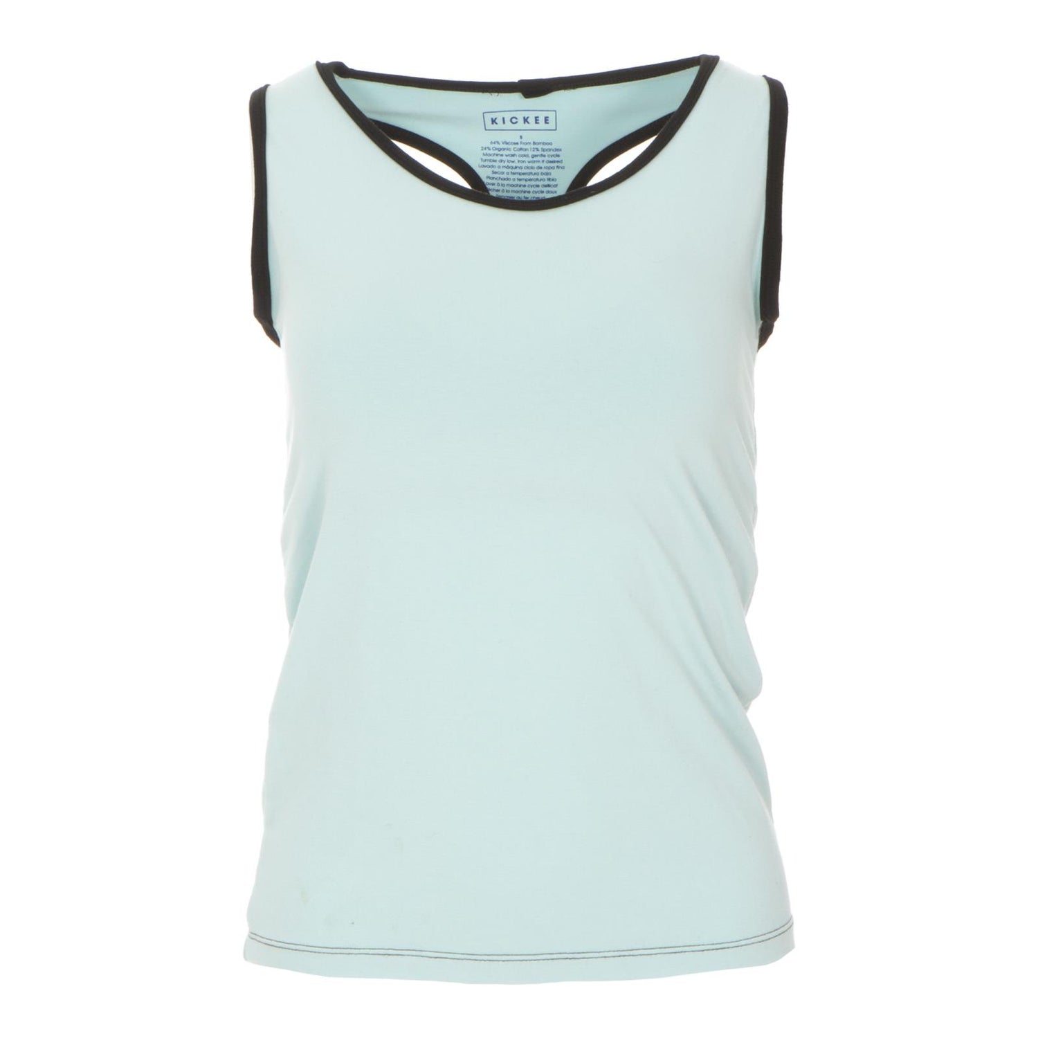 Women's Luxe Tank in Spring Sky with Zebra