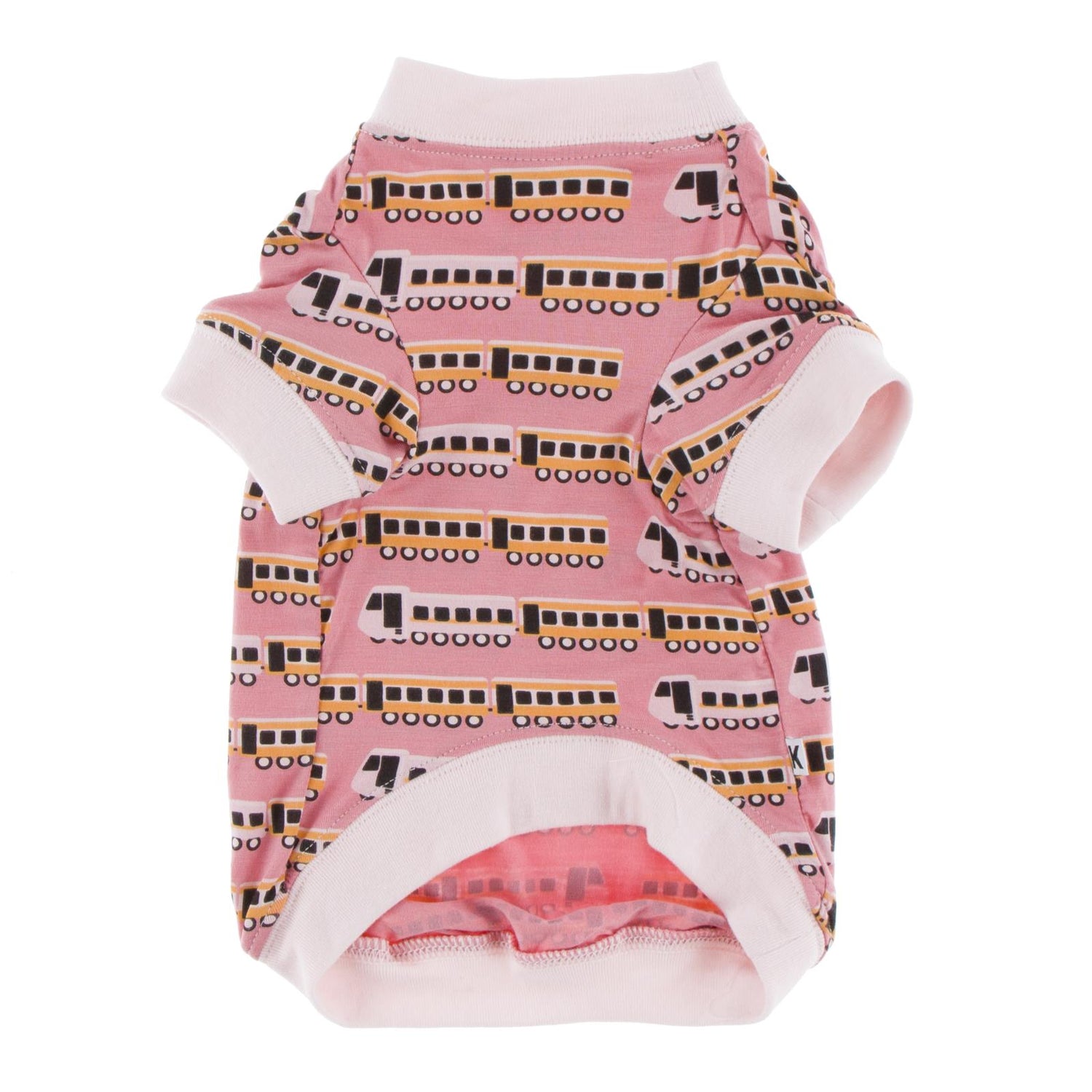 Print Dog Jammies in Desert Rose Indian Train