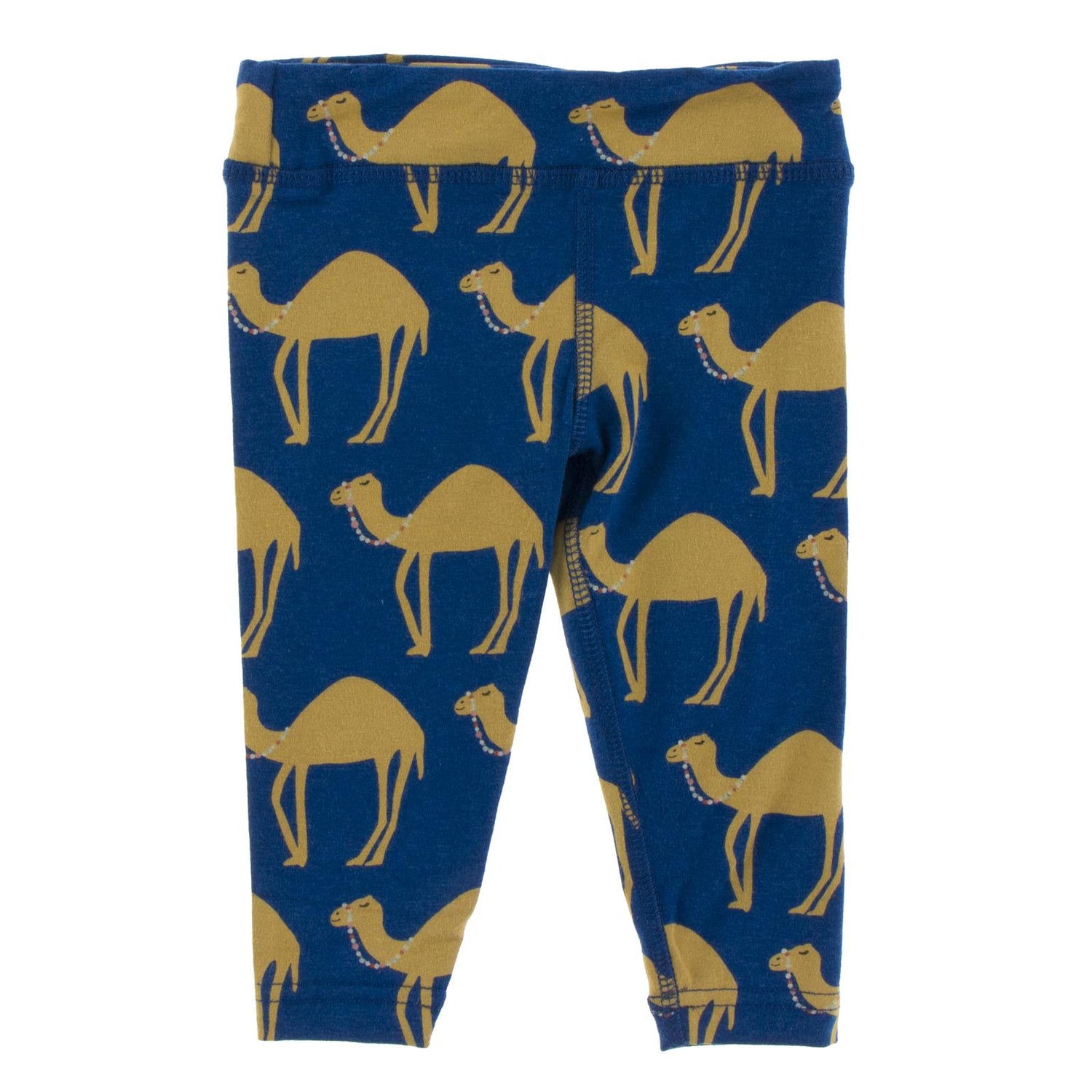 Print Luxe Leggings in Navy Camel