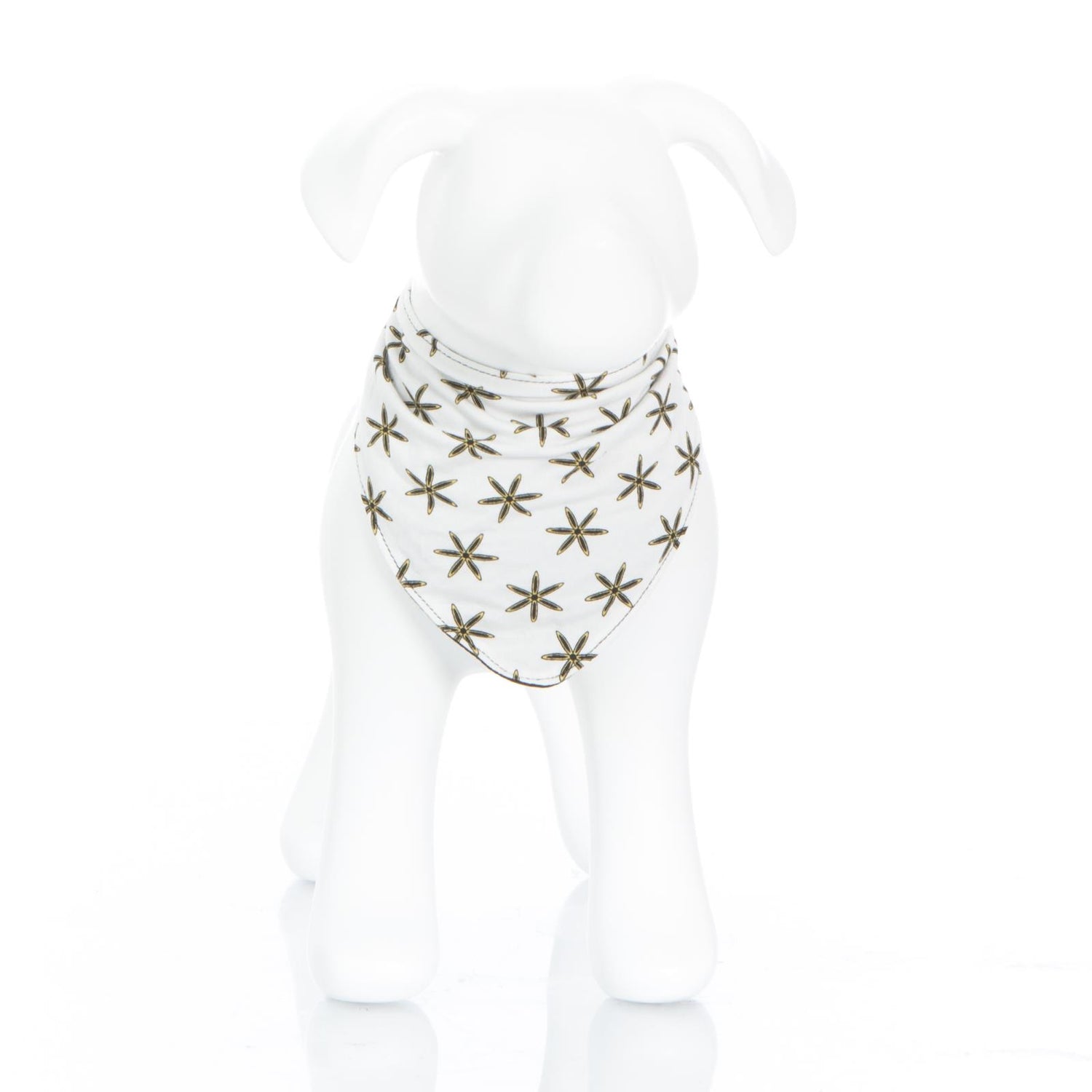 Print Dog Bandana in Natural Star Anise