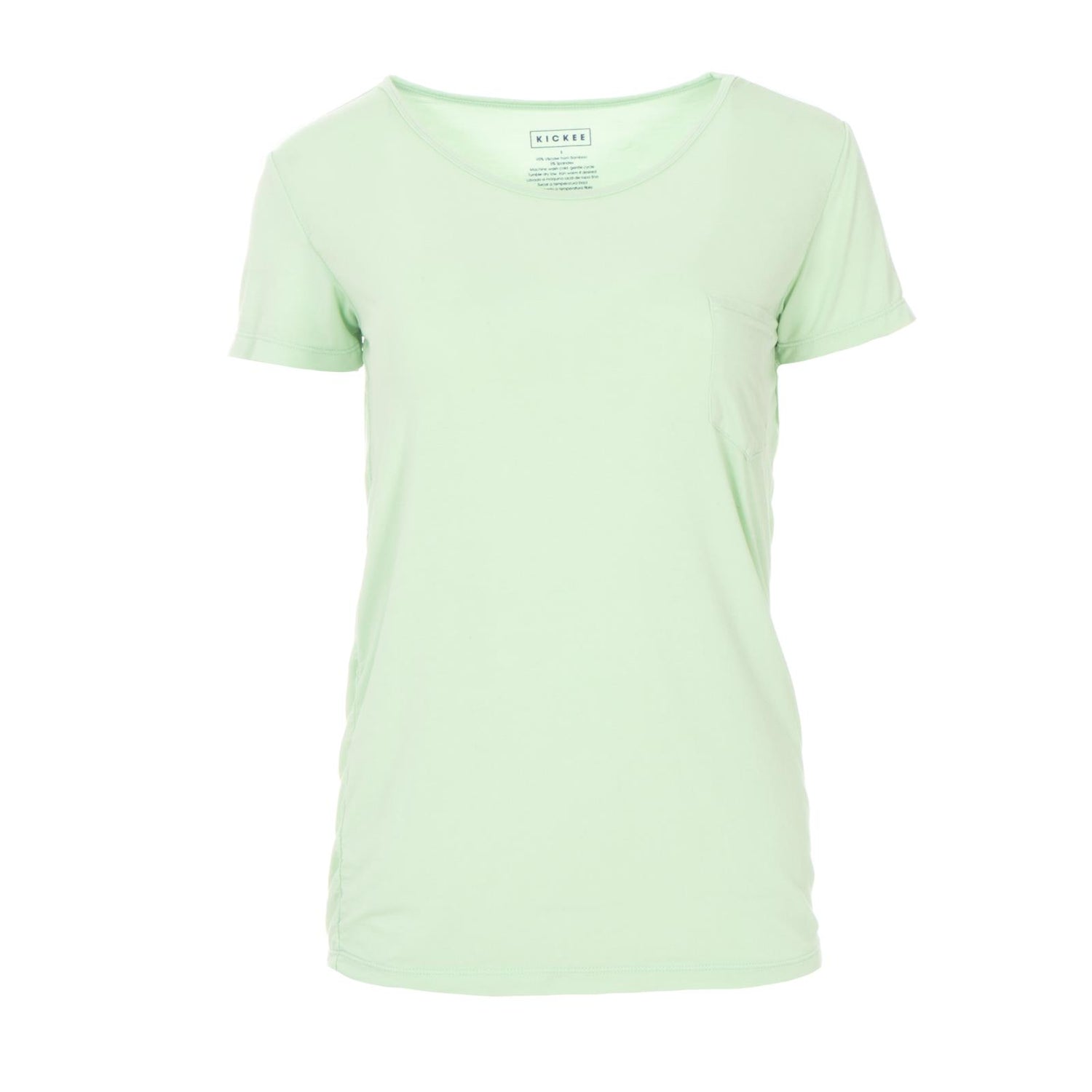 Short Sleeve Relaxed Tee with Pocket in Pistachio