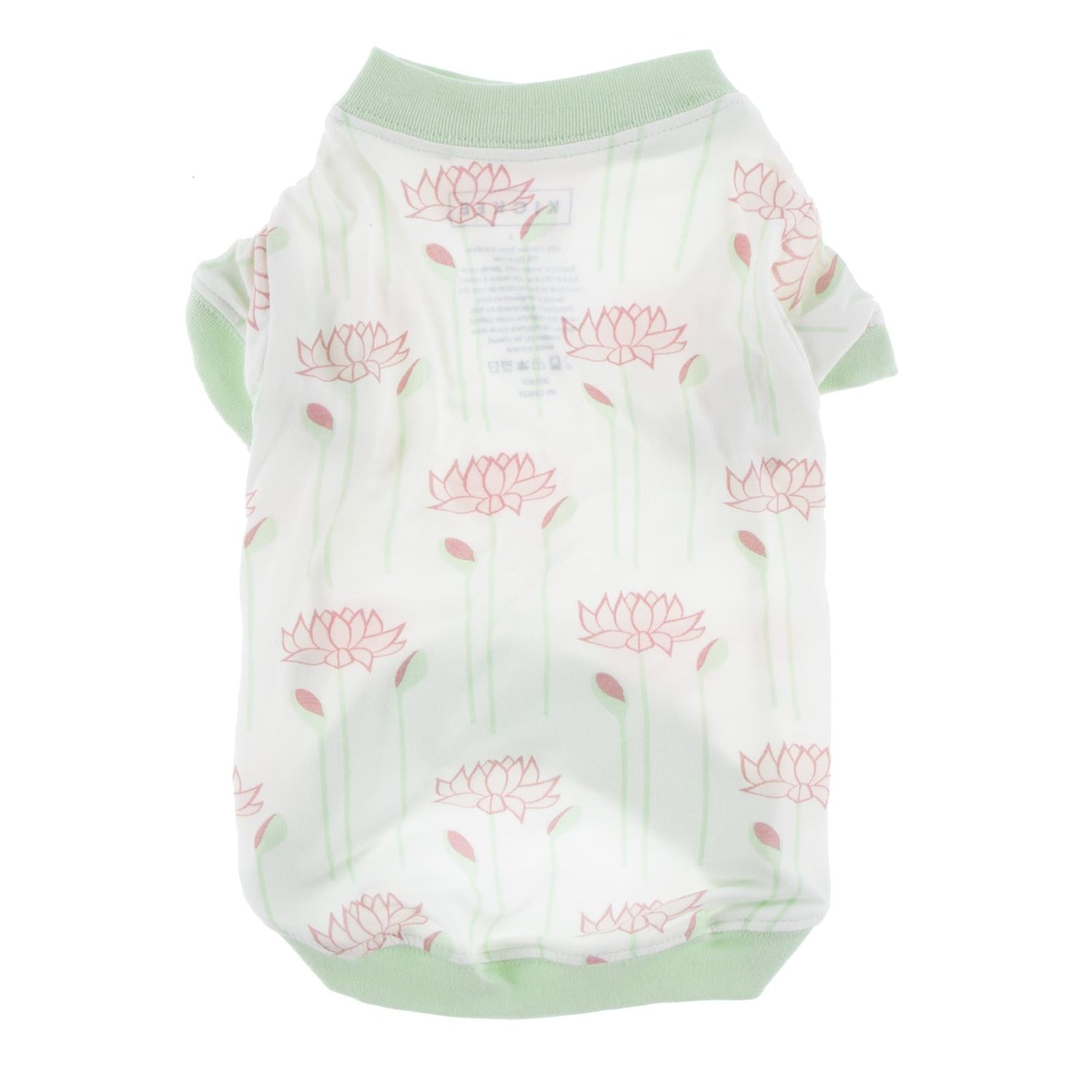 Print Dog Jammies in Natural Lotus Flower