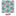 Print Swaddling Blanket in Illusion Blue Mistletoe & Ribbons