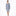 Women's Print Mid Length Lounge Robe in Stormy Sea Enchanted Floral