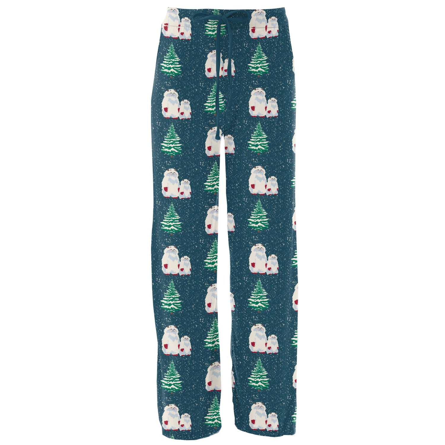 Women's Print Lounge Pants in Peacock Yeti