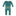 Holiday Applique Coverall in Shady Glade Lucky Clover