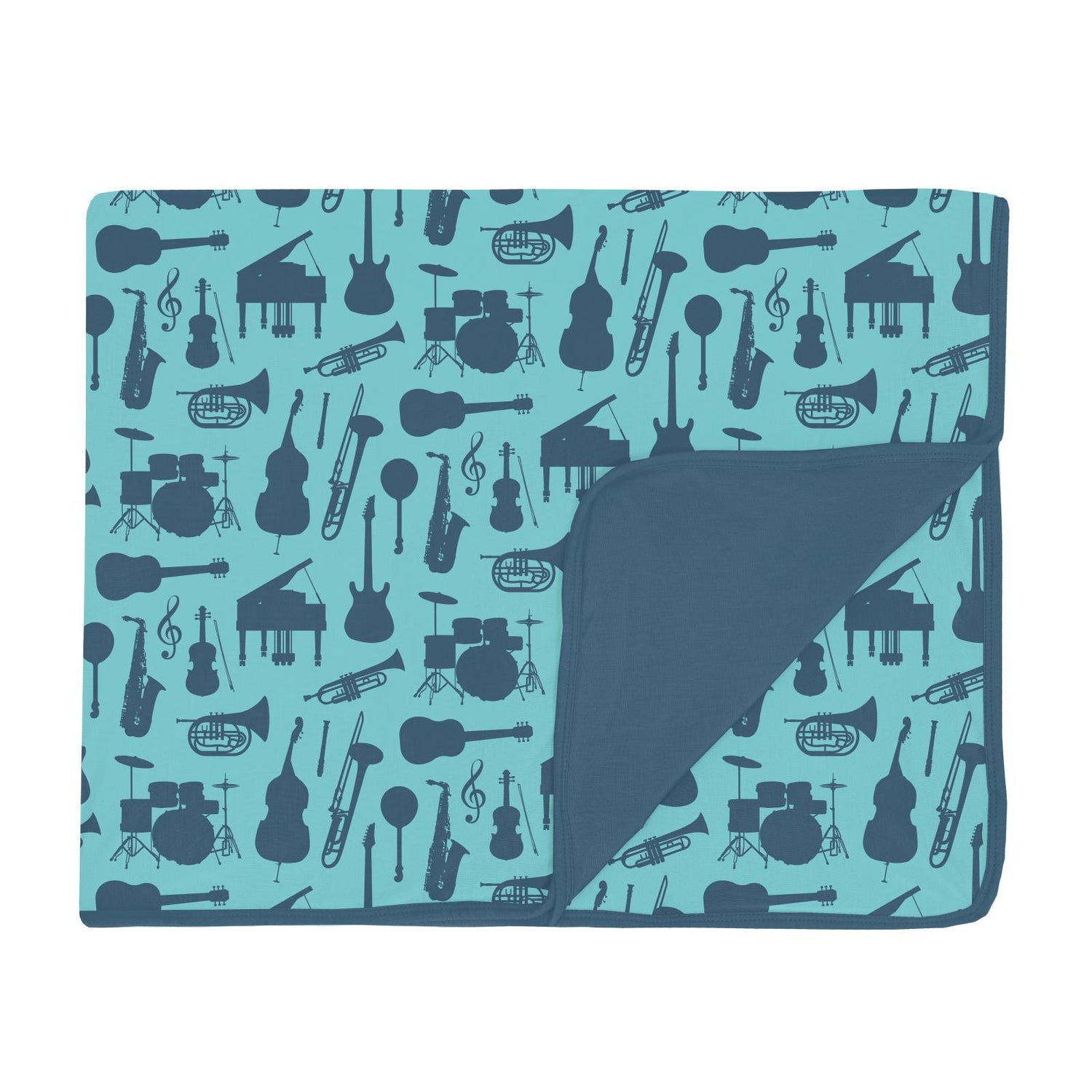 Print Toddler Blanket in Iceberg Jazz Band