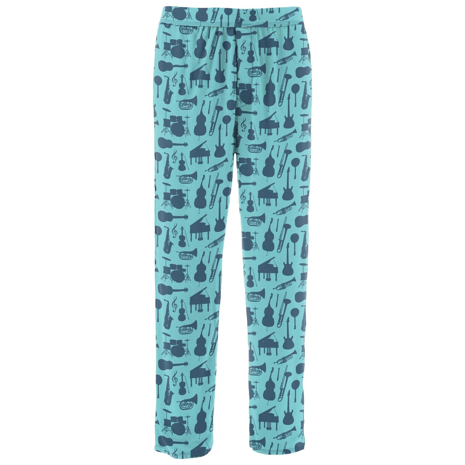 Men's Print Pajama Pants in Iceberg Jazz Band