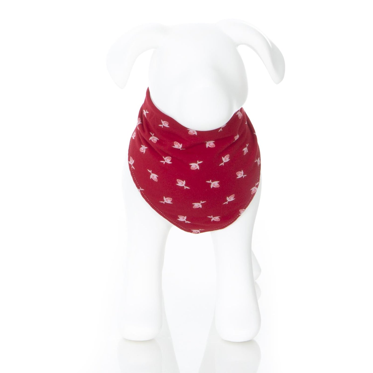 Print Dog Bandana in Candy Apple Rose Bud