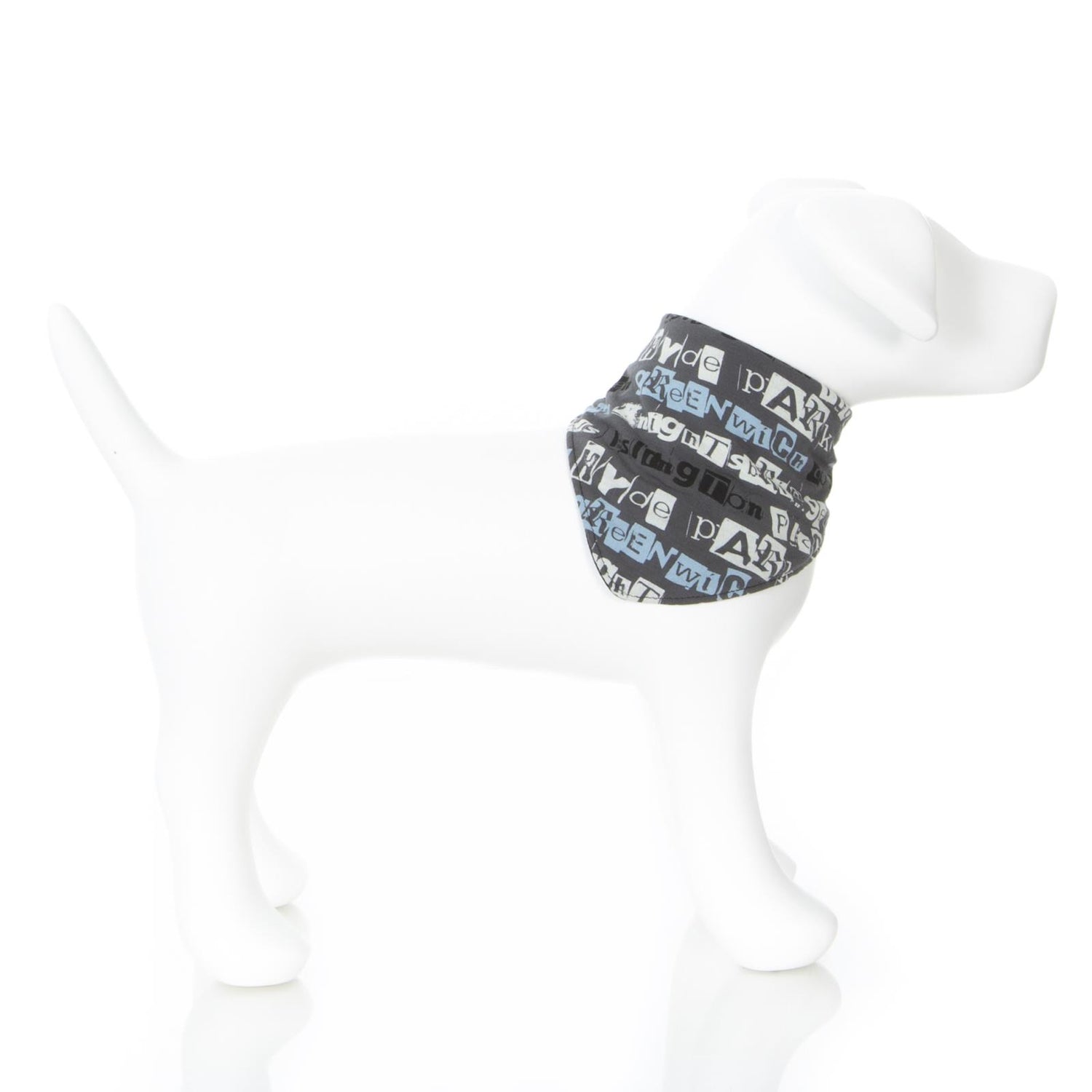 Print Dog Bandana in Stone London Towns