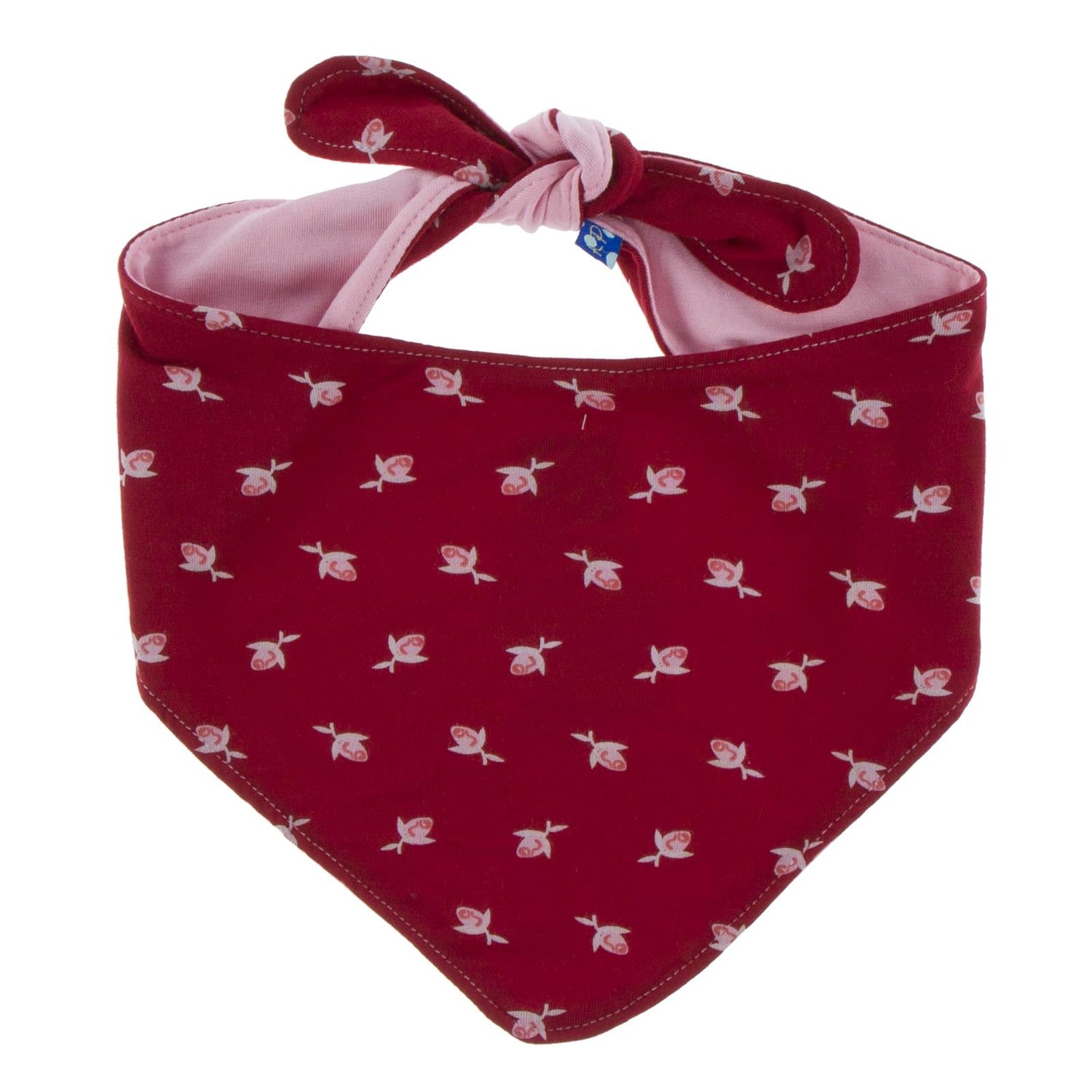 Print Dog Bandana in Candy Apple Rose Bud