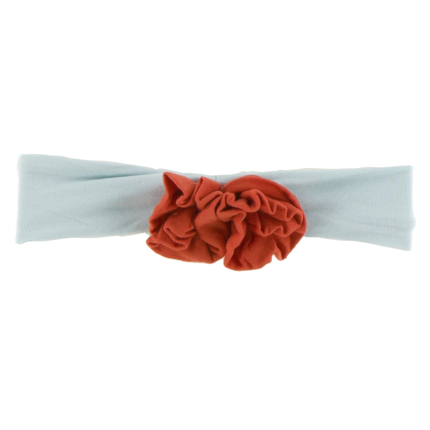 Flower Headband in Spring Sky with Poppy