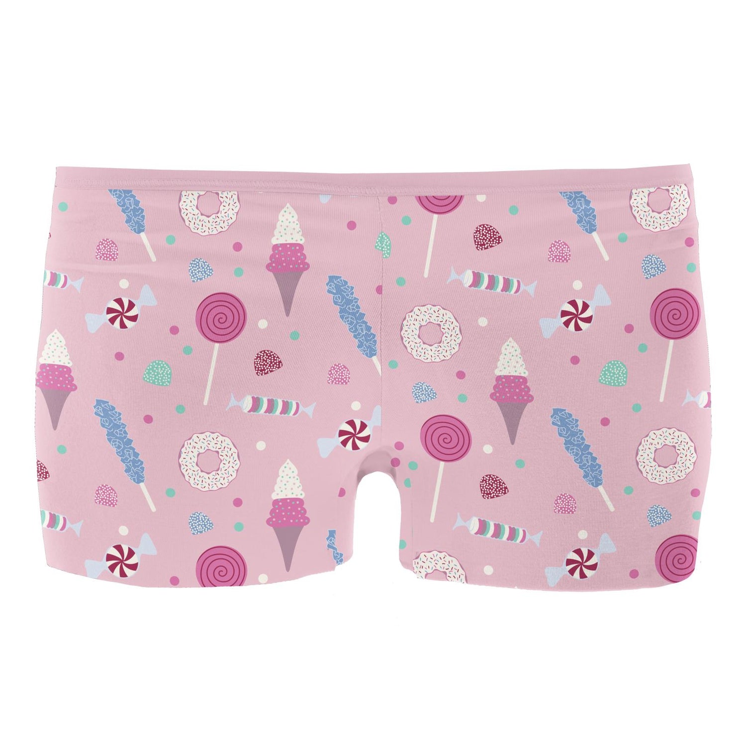 Women's Print Boy Short Underwear in Cake Pop Candy Dreams