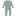 Print Coverall with 2 Way Zipper in Jade Cows (311082)