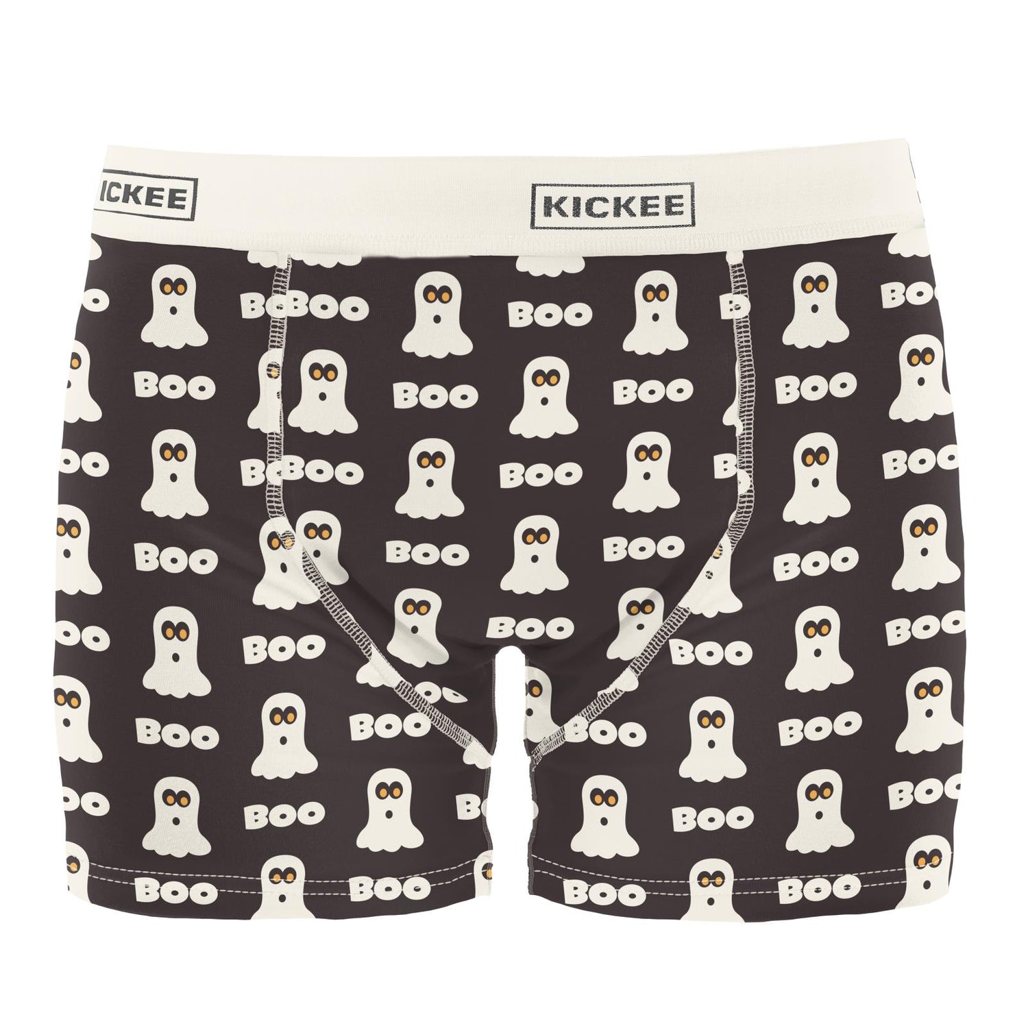 Men's Print Boxer Brief in Midnight Boo