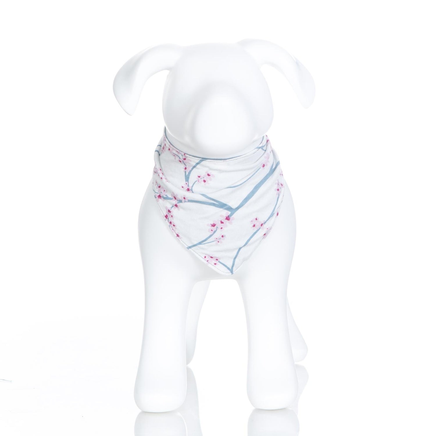 Print Dog Bandana in Natural Japanese Cherry Tree