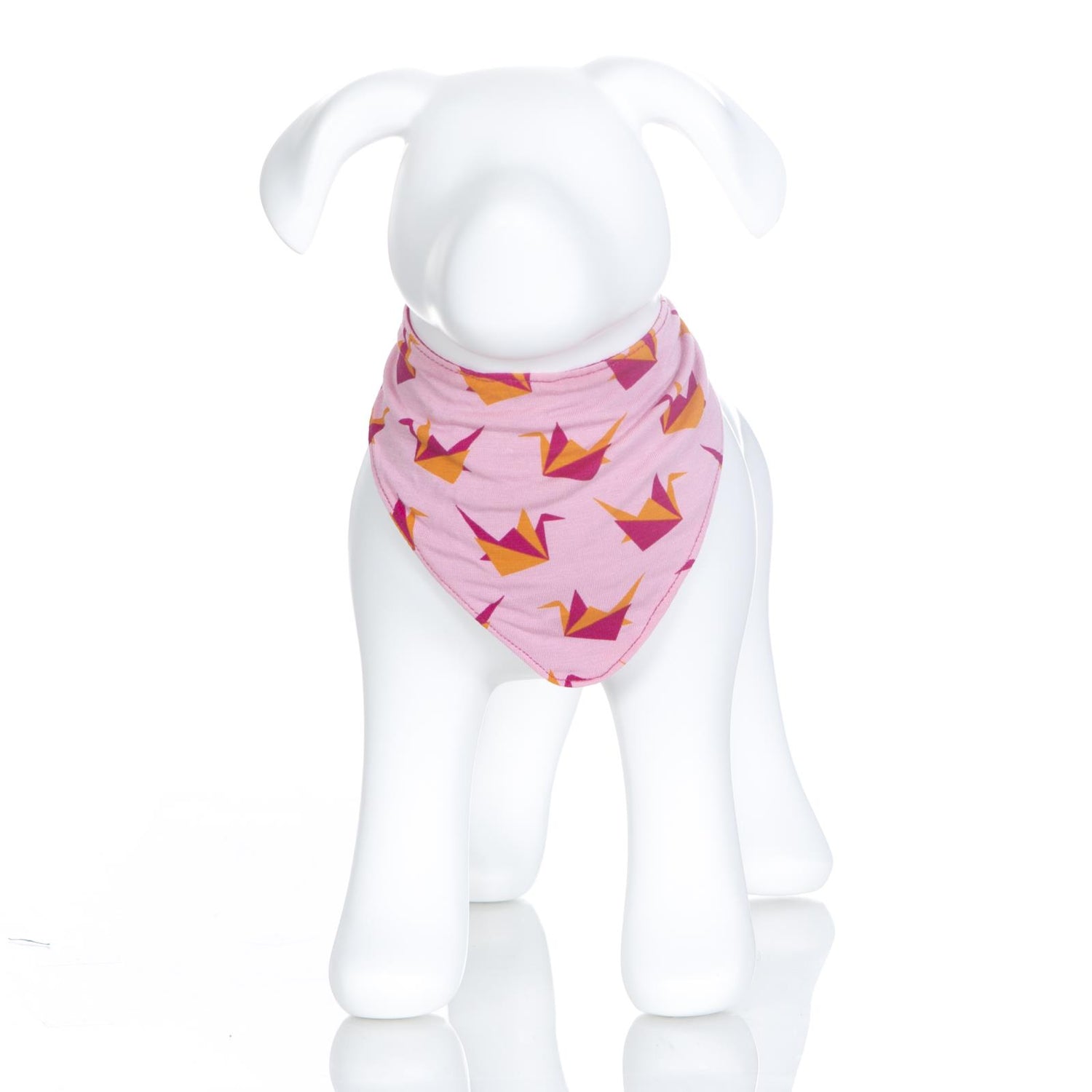 Print Dog Bandana in Lotus Origami Crane