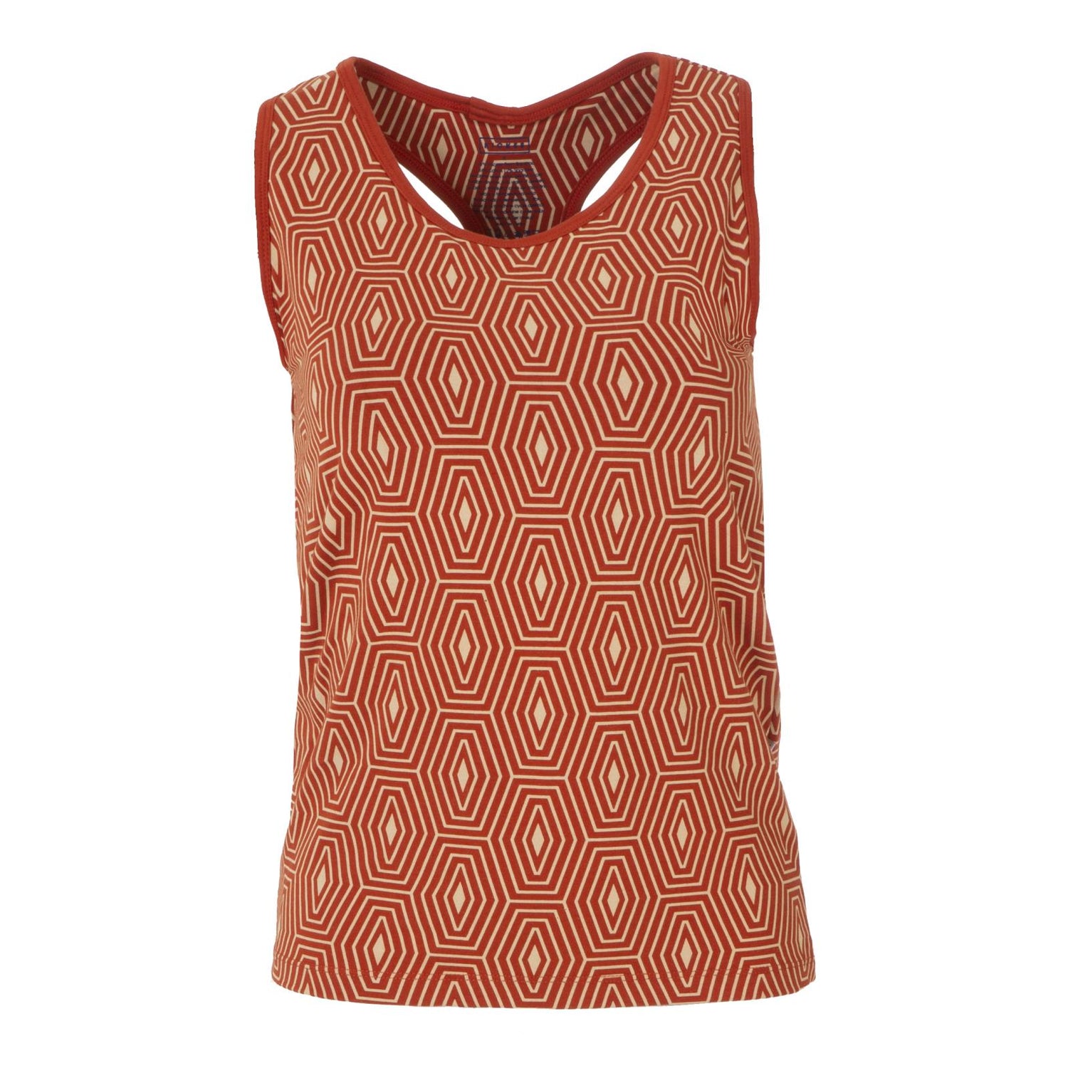 Print Women's Luxe Tank in Red Tea Tortoise Shell