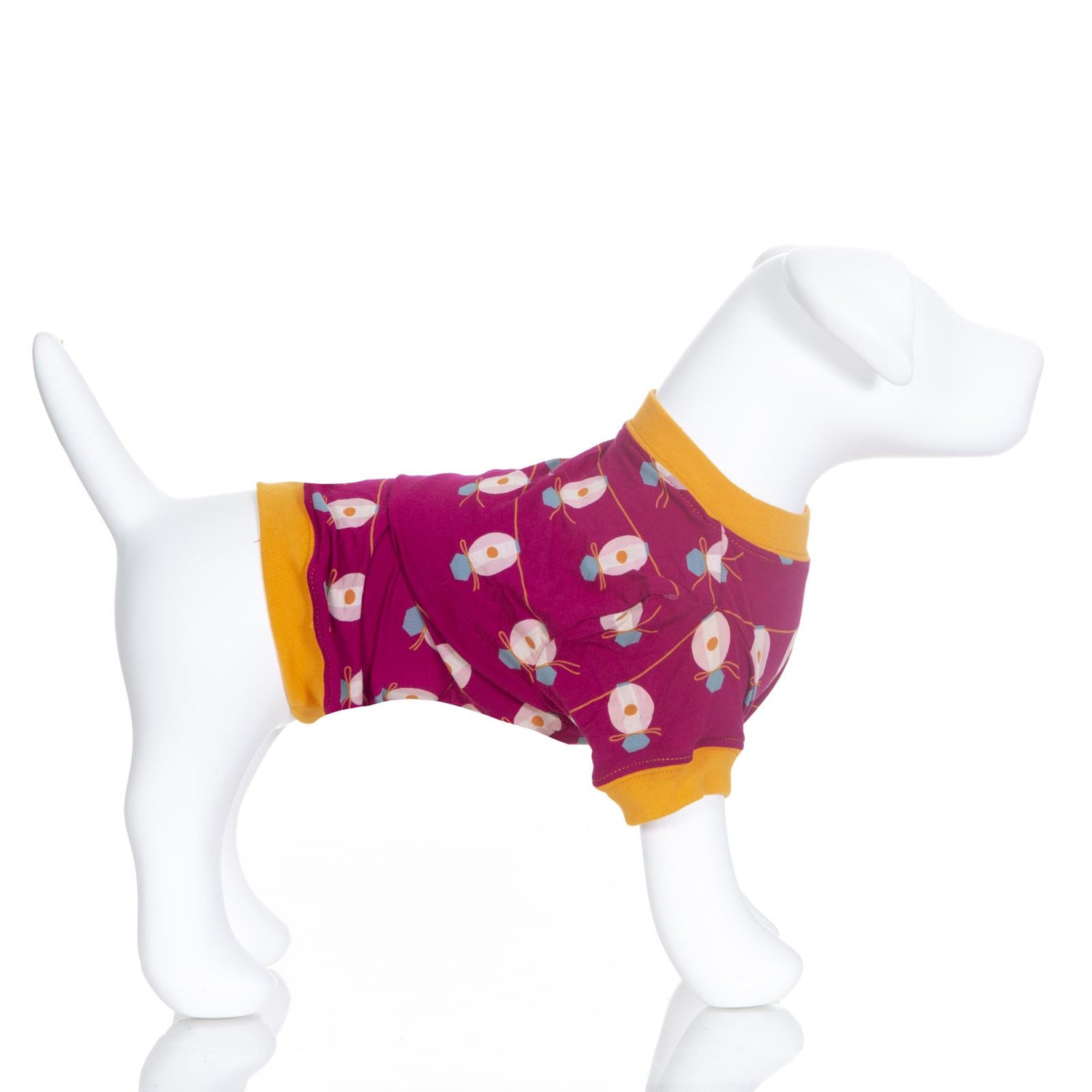 Print Dog Jammies in Dragonfruit Lantern Festival