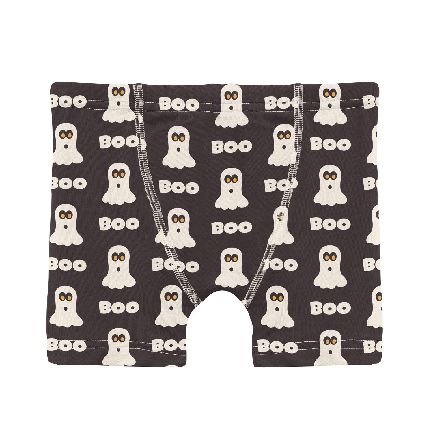 Print Boy's Boxer Brief in Midnight BOO