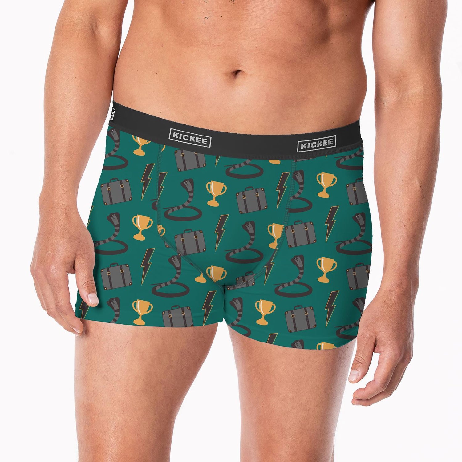 Men's Print Boxer Brief in Ivy Magic