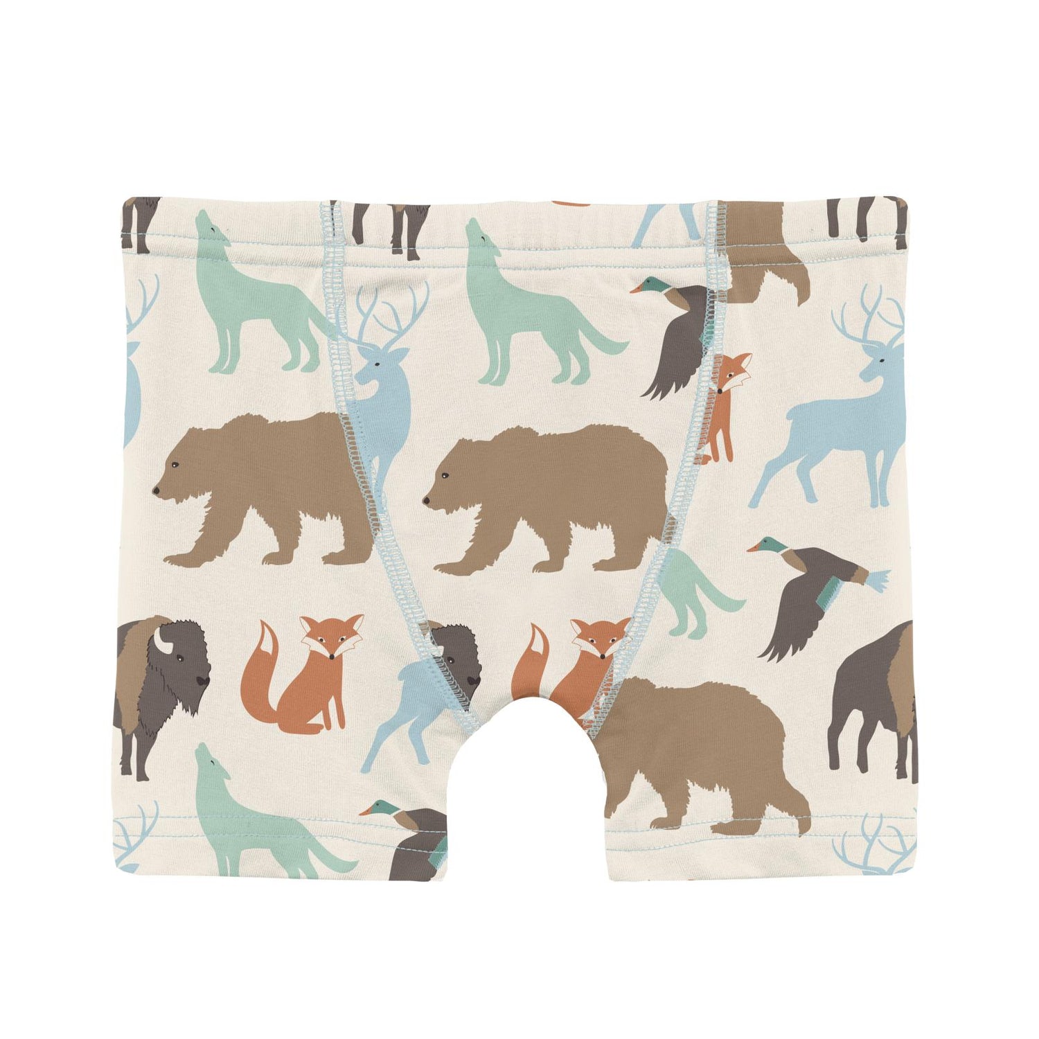 Print Boy's Boxer Brief in Wildlife