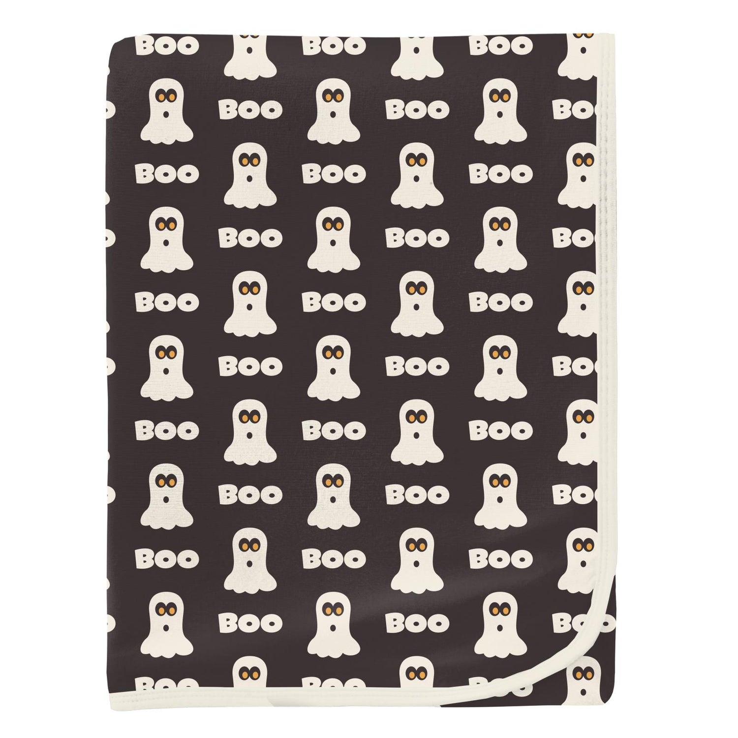 Print Swaddling Blanket in Midnight BOO