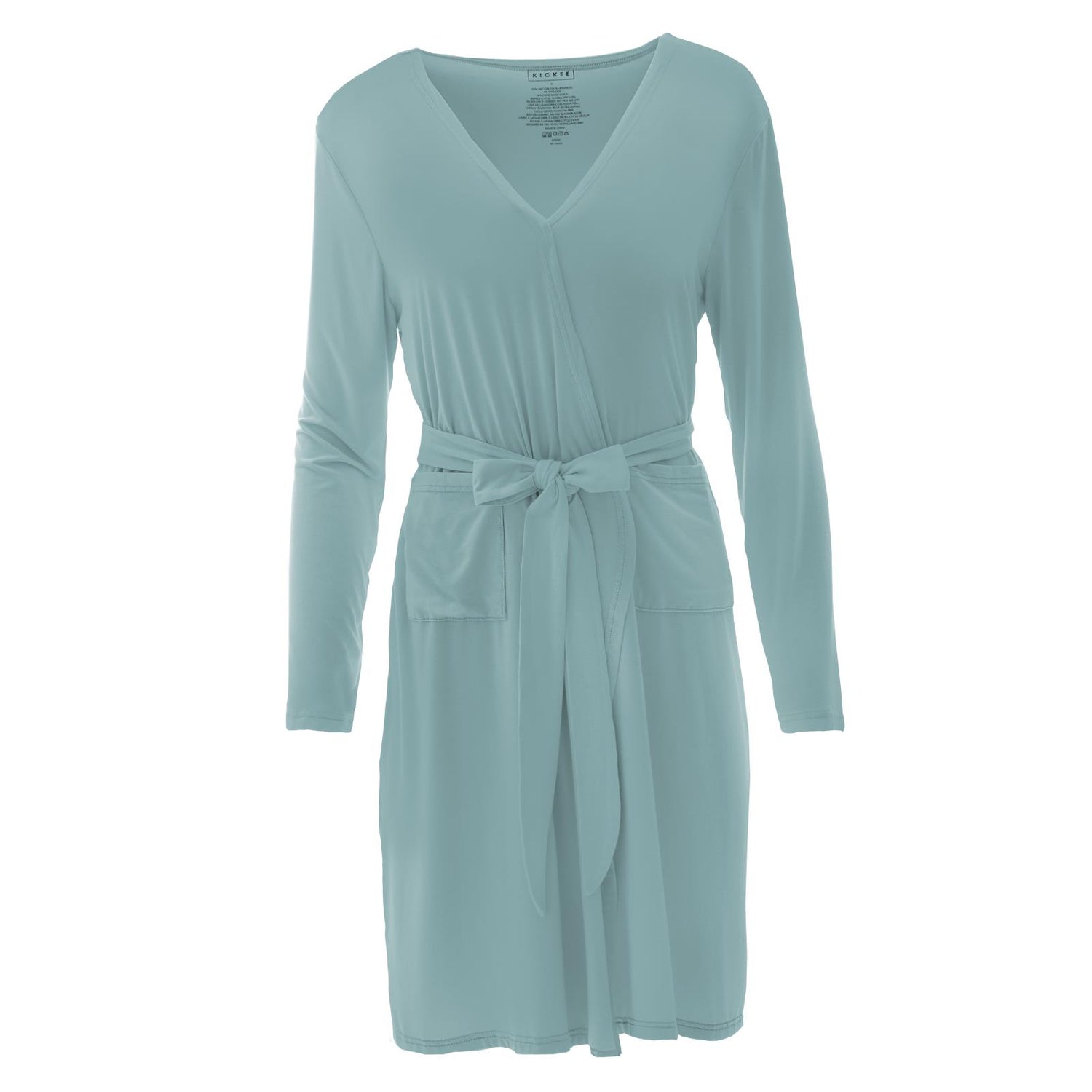 Women's Mid Length Lounge Robe in Jade (336833)