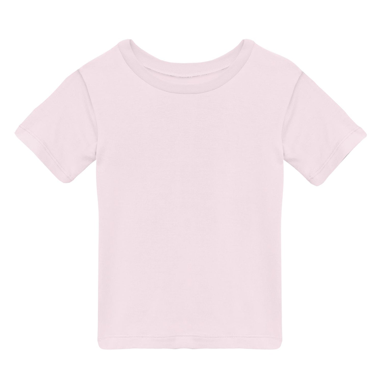 Short Sleeve Crew Neck Tee in Shrinking Violet (337450)