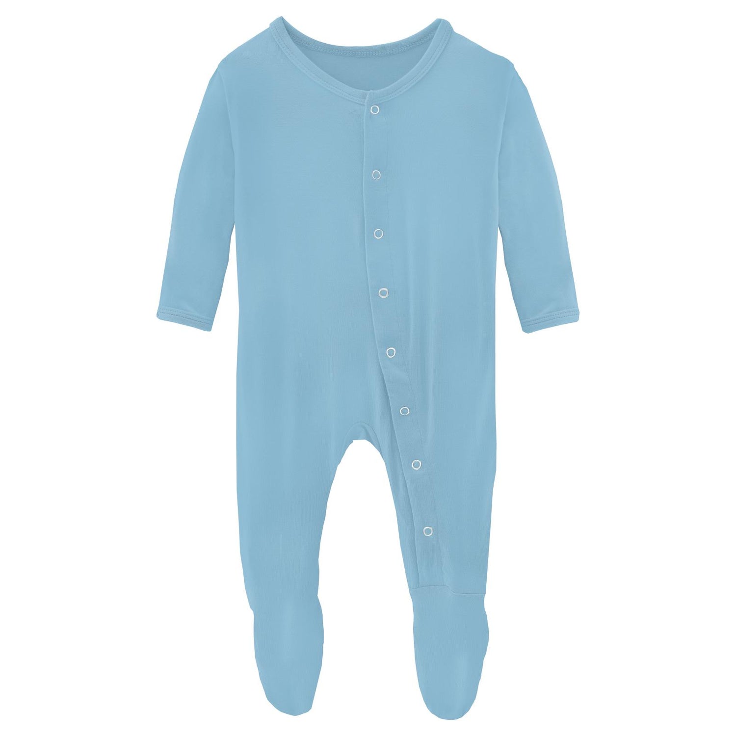 Footie with Snaps in Seaside Blue (337860)
