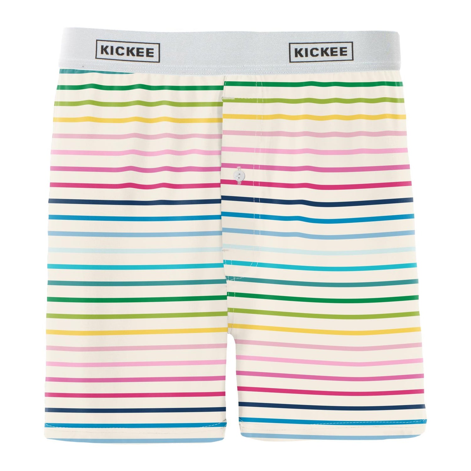 Men's Print Boxer Shorts in Happy Stripe (338058)