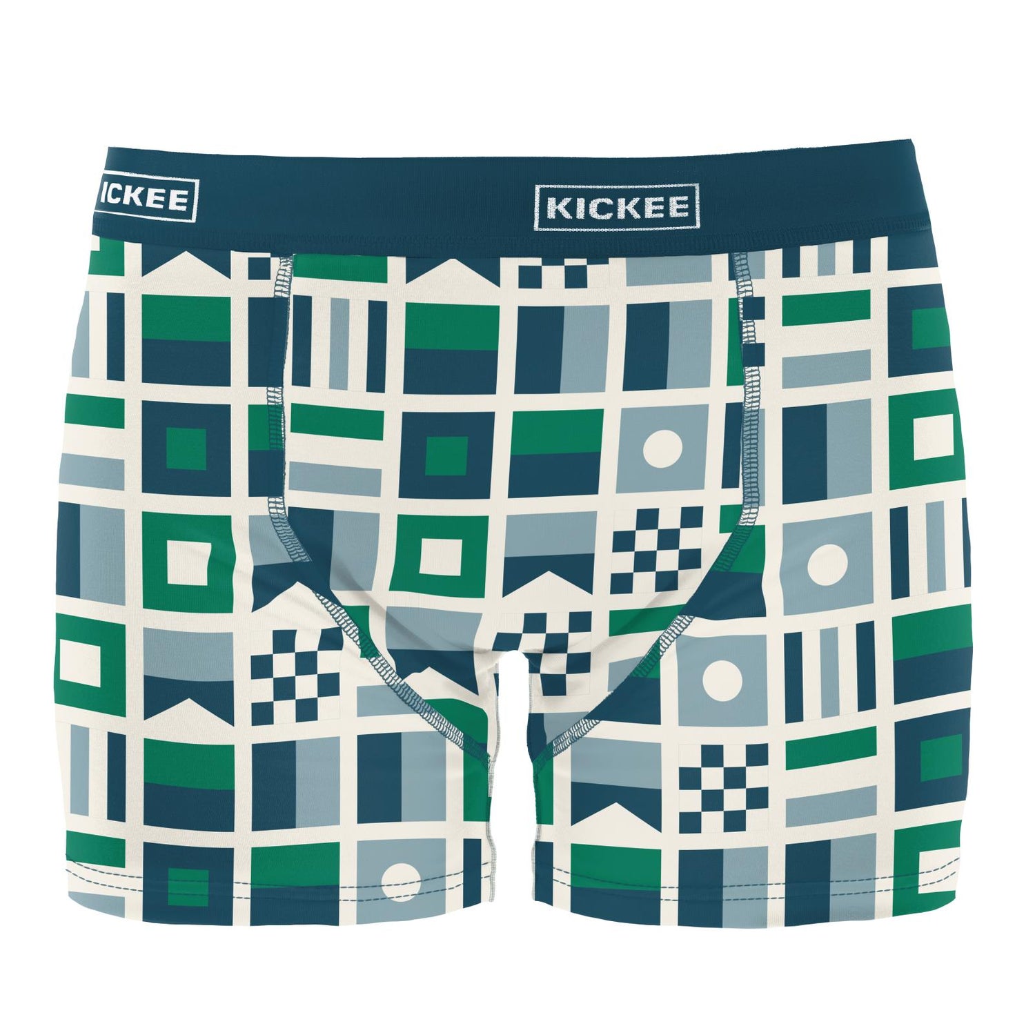 Men's Print Boxer Brief in Nautical Flags