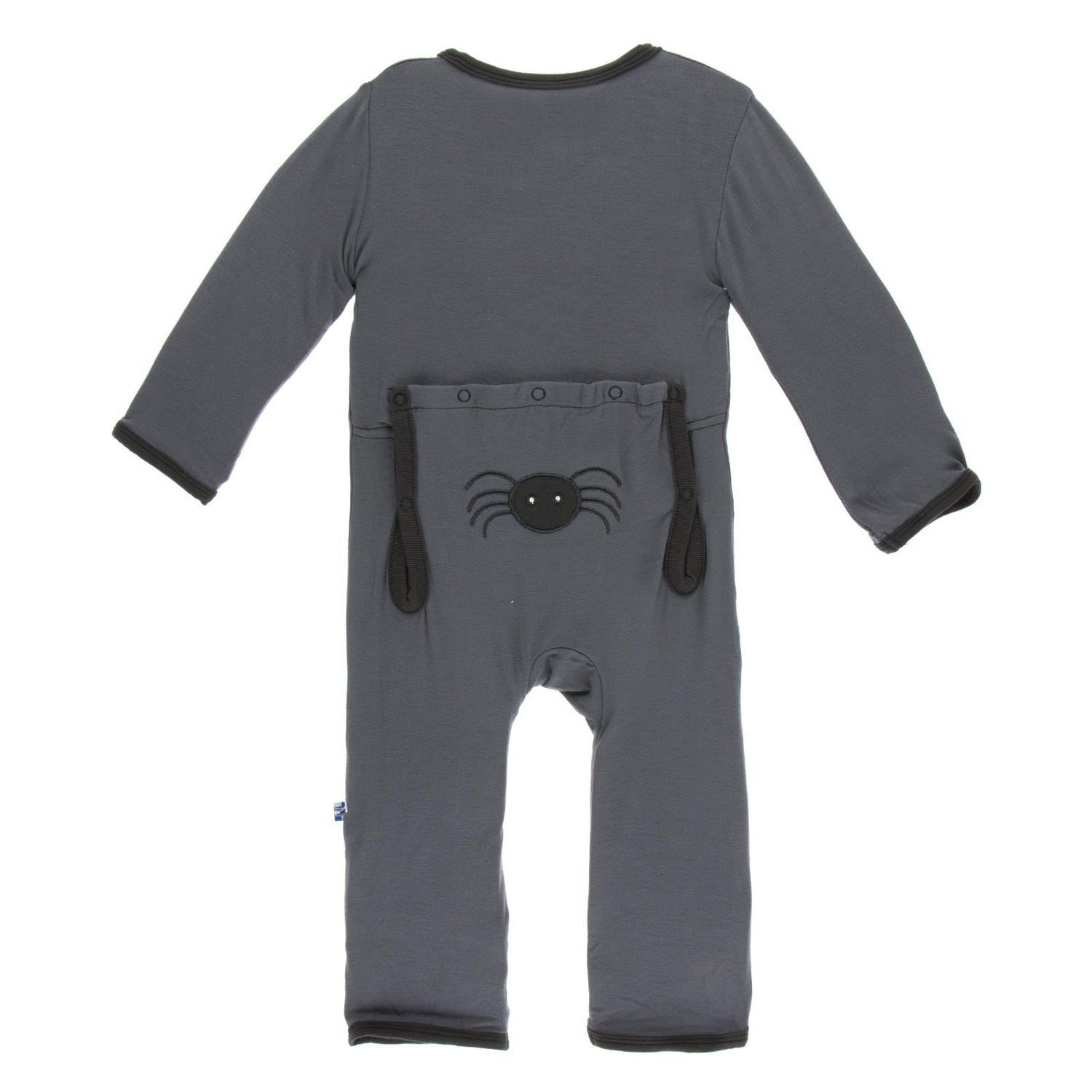 Holiday Applique Coverall in Stone Spider