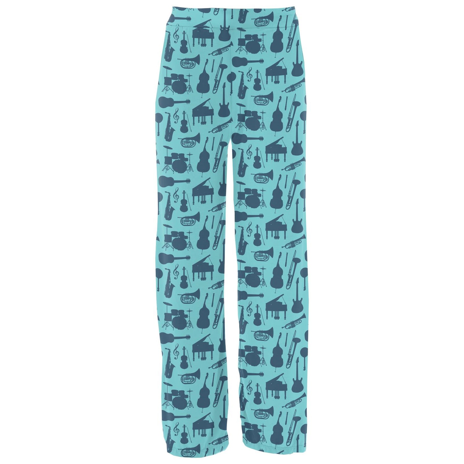 Women's Print Pajama Pants in Iceberg Jazz Band