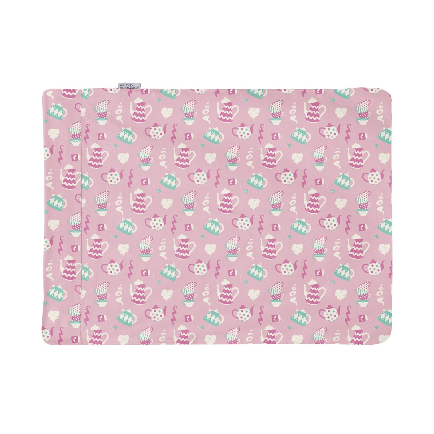 Print Foldover Pillowcase in Cake Pop Tea Party